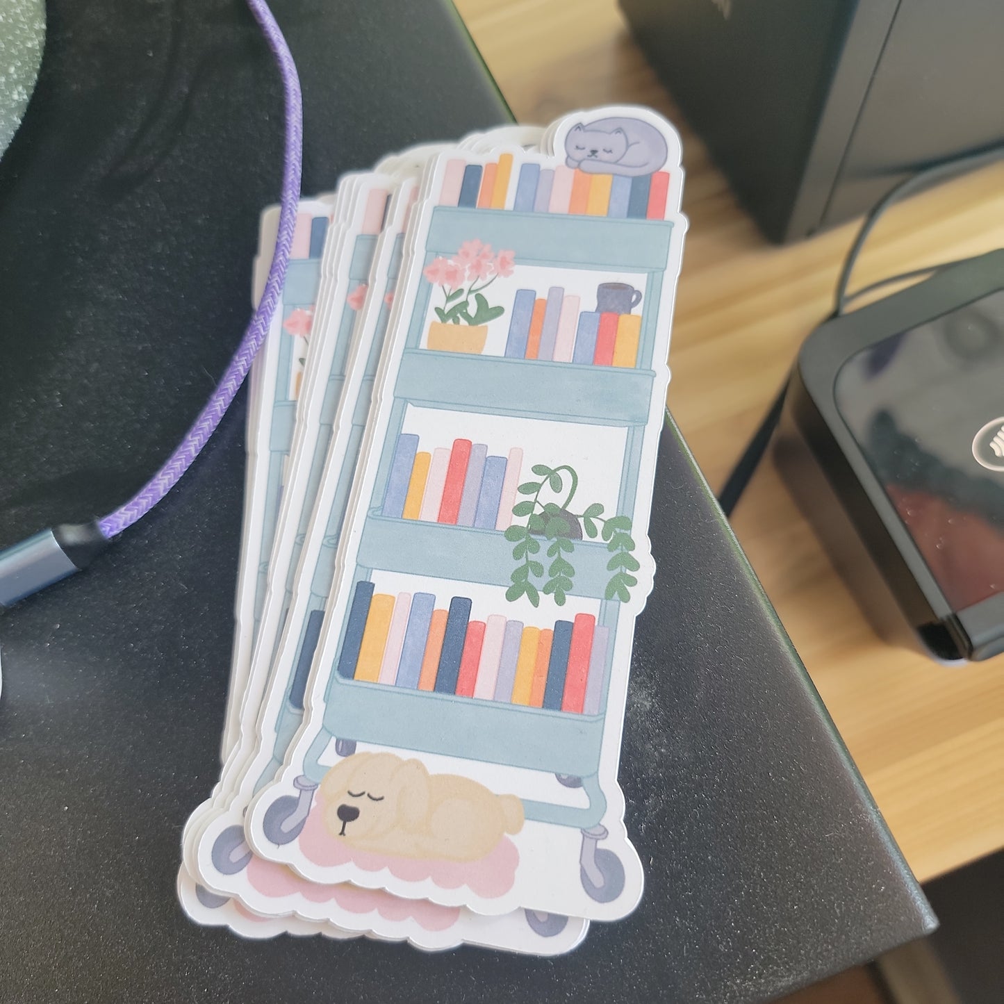 Cat bookmark