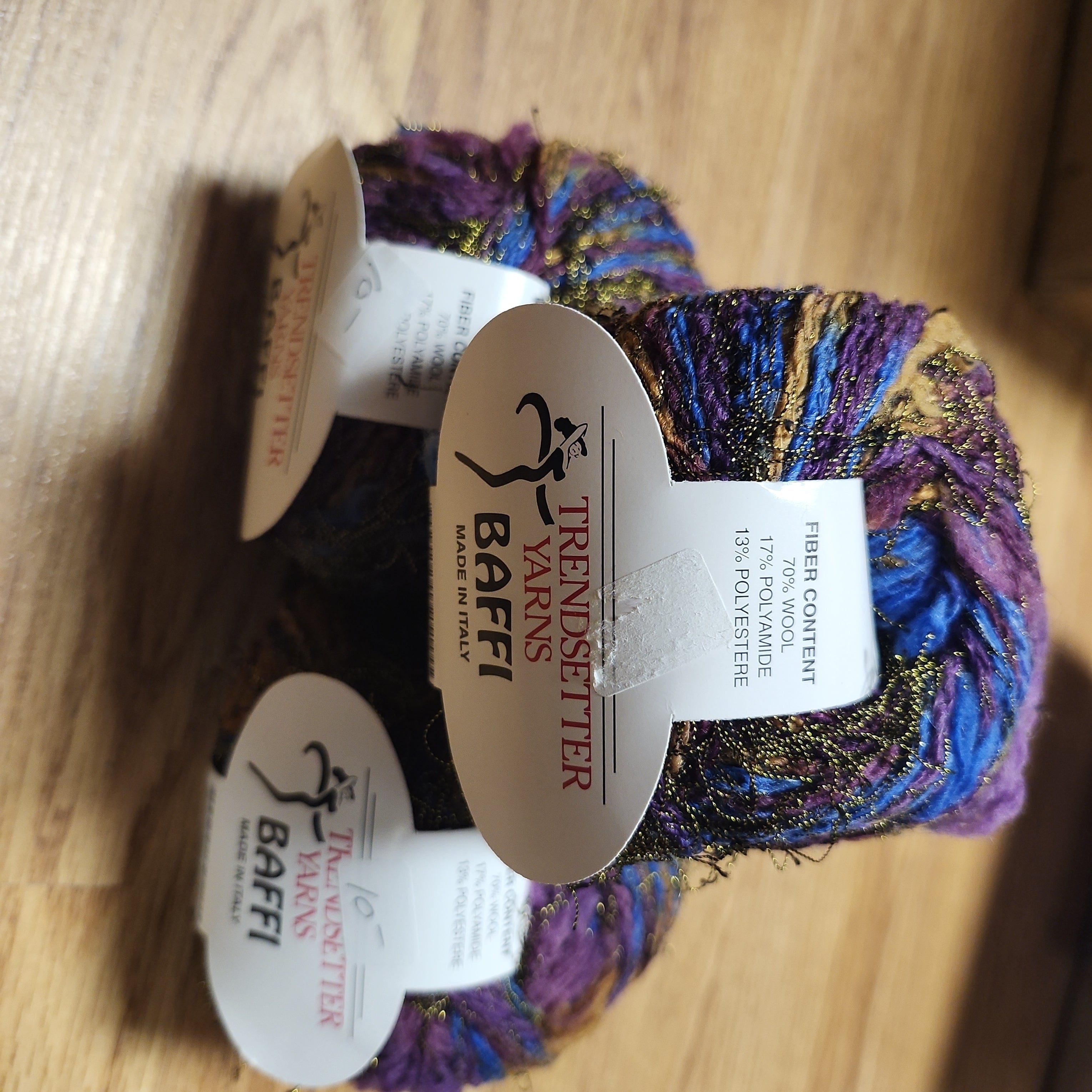 Trendsetter Yarns Essence 65yds blue gray Poly Italy Studio Clearance Sale