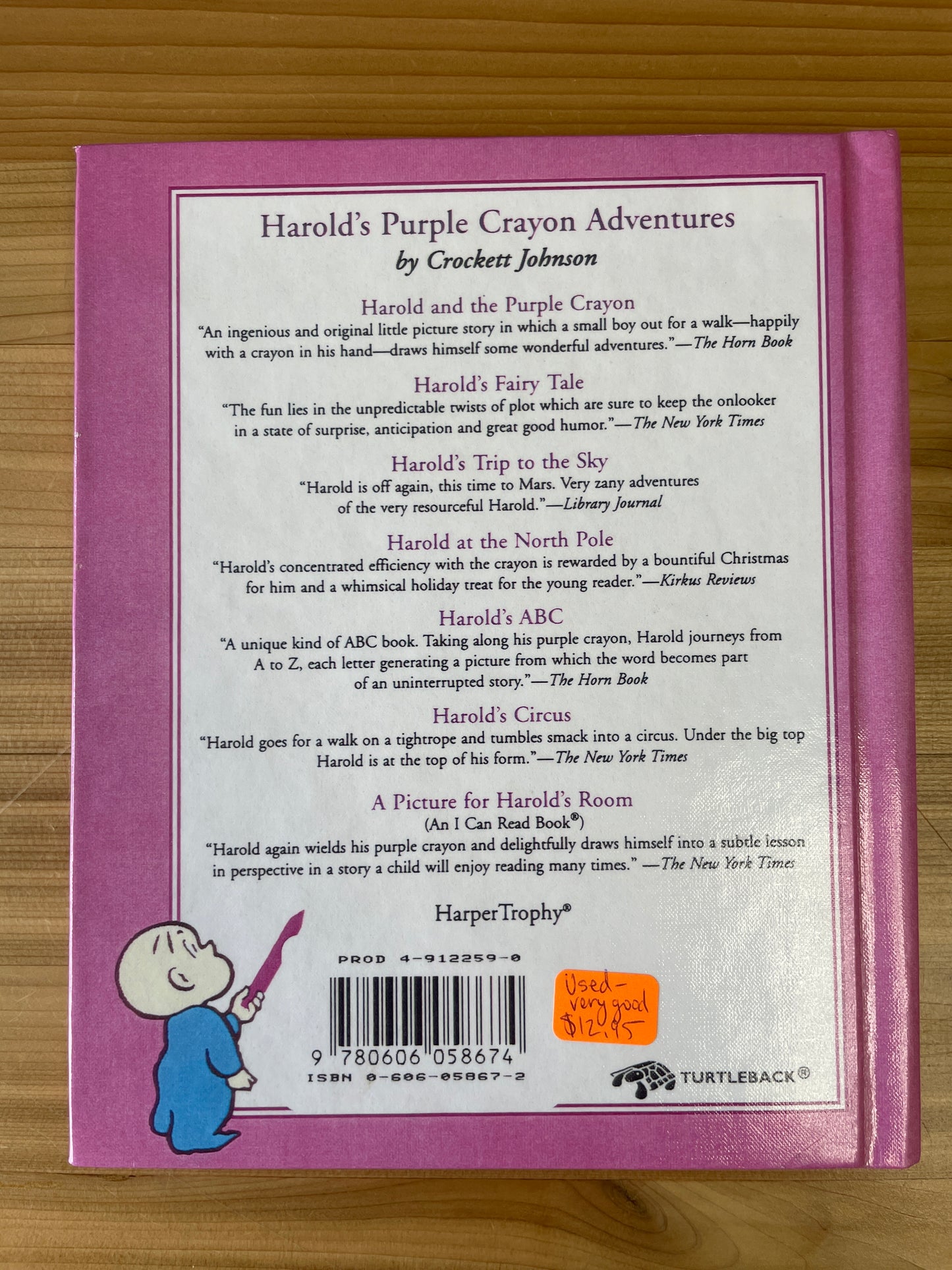 Harold's Fairy Tale by Crockett Johnson (Harold and the Purple Crayon series)