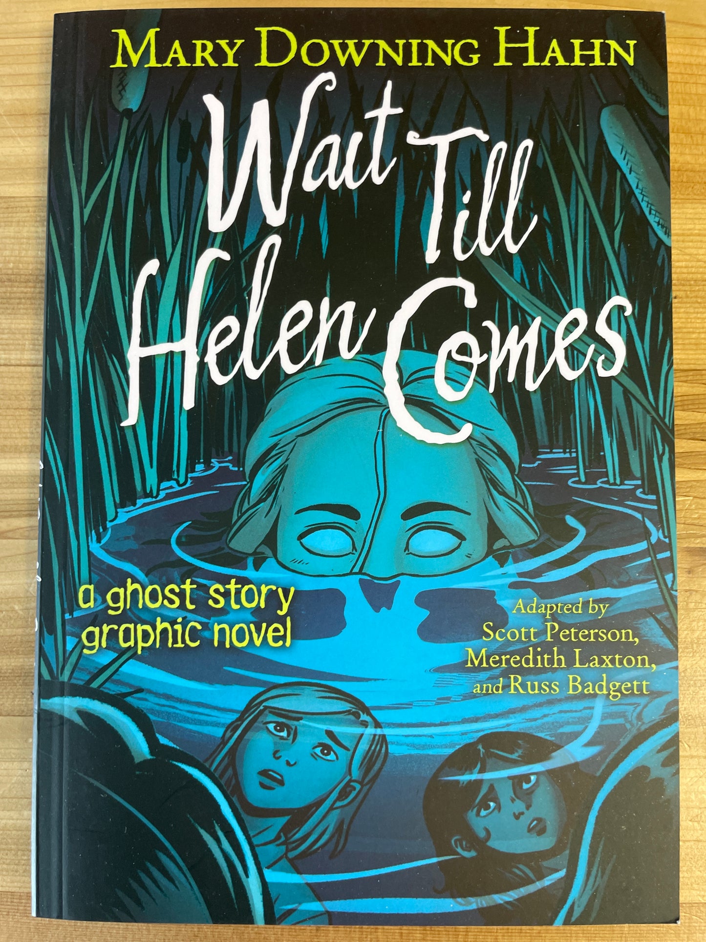 Wait Till Helen Comes a ghost story graphic novel by Mary Downing Hahn, adapted by Scott Peterson, Meredith Laxton, and Russ Badgett