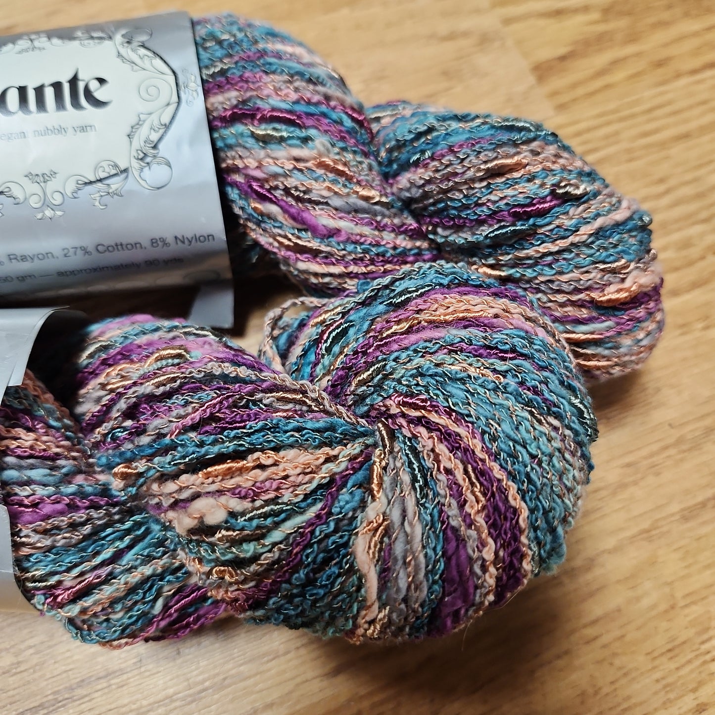 Berroco Dante Yarn - Teal, Pink, Purple