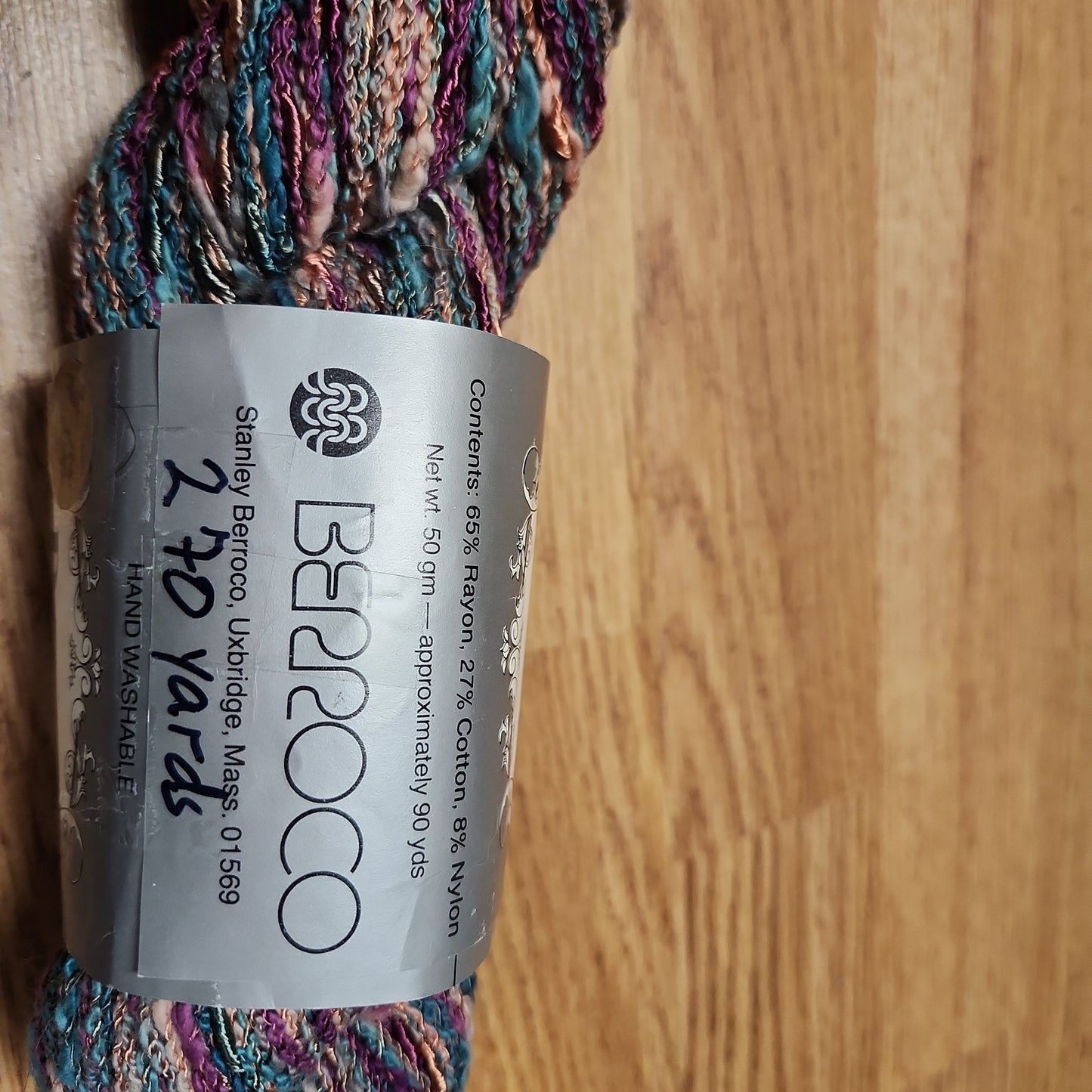 Berroco Dante Yarn - Teal, Pink, Purple