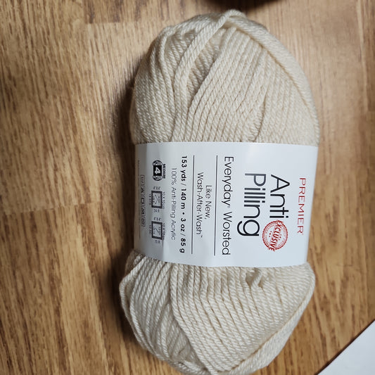 Premier Anti-Pilling Everyday Worsted - Cream