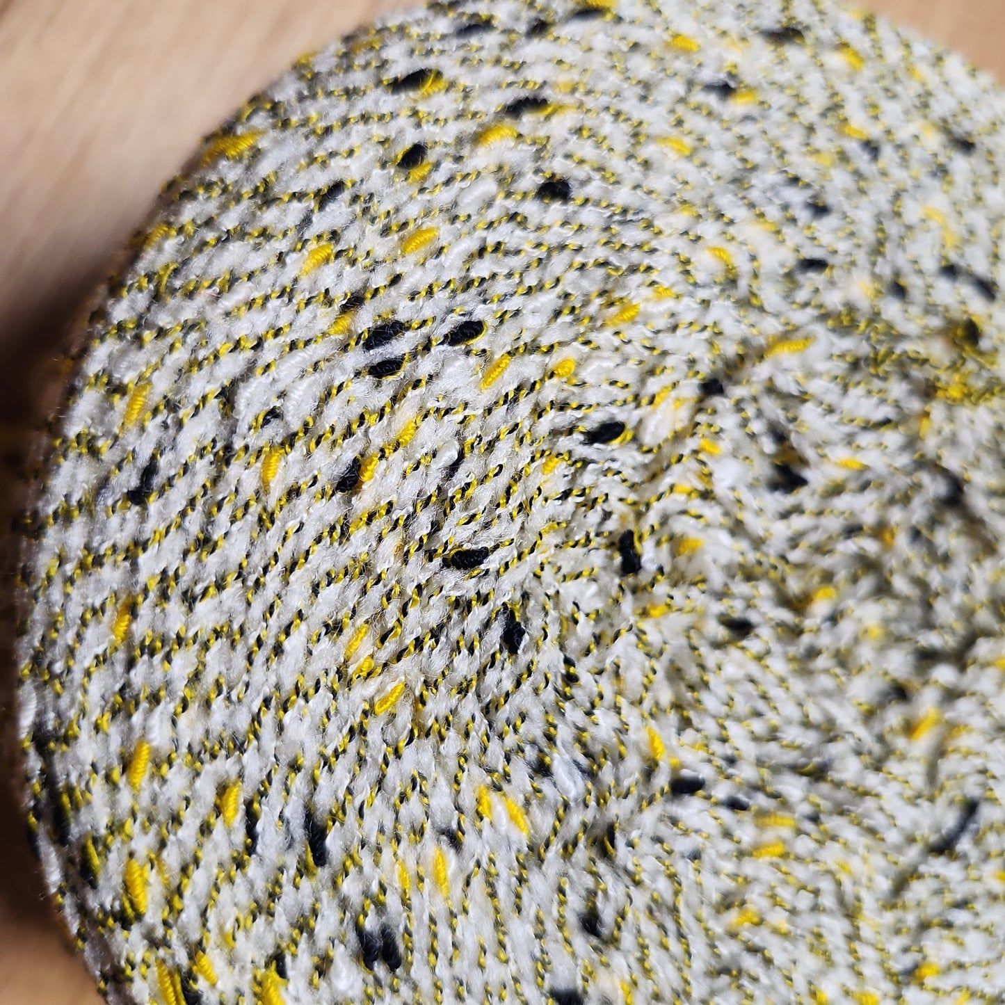 Tuscany Italian Tweed - Beige, yellow, black