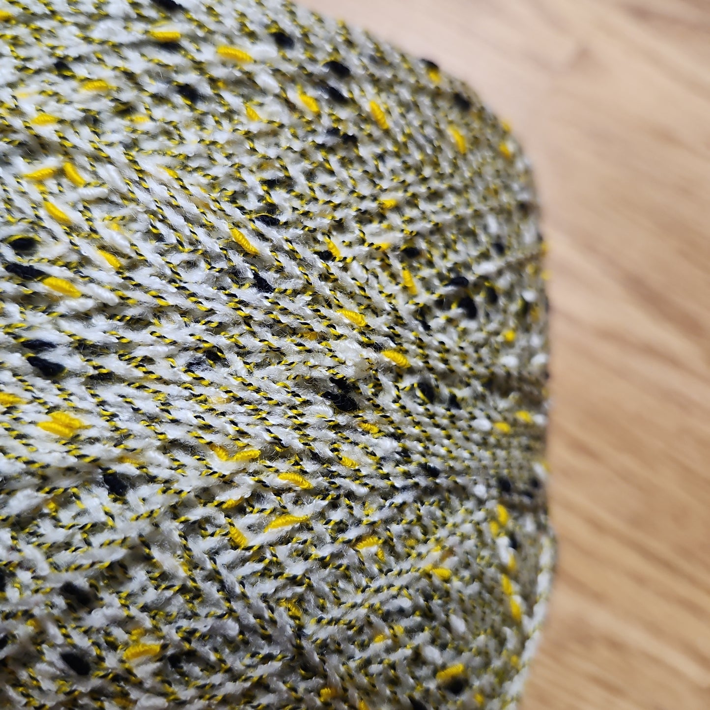 Tuscany Italian Tweed - Beige, yellow, black