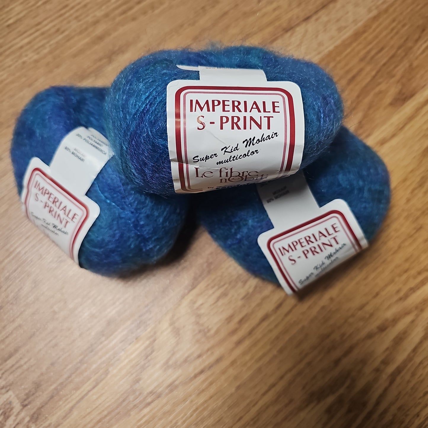 Imperiale S-Print Teal and Purple Yarn