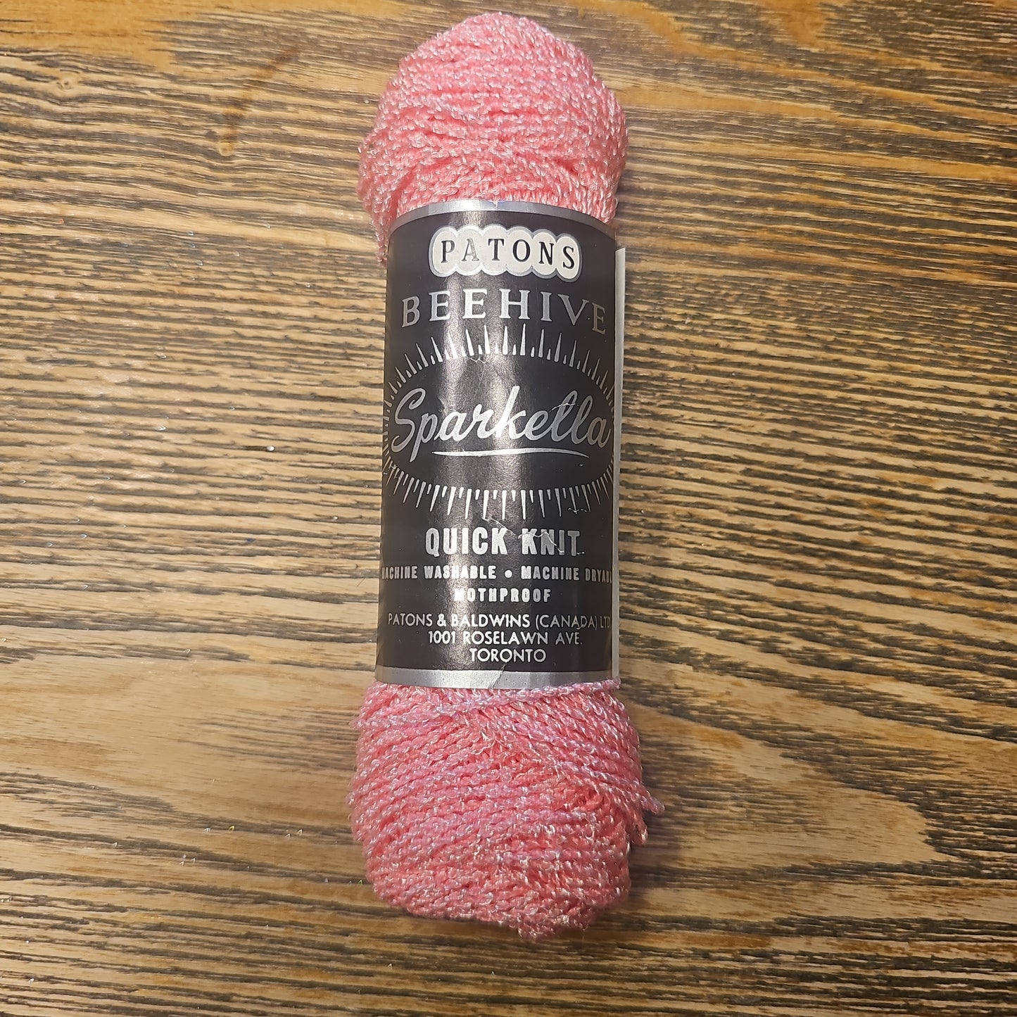 Patons Beehive Sparkella Pink Shimmer Yarn