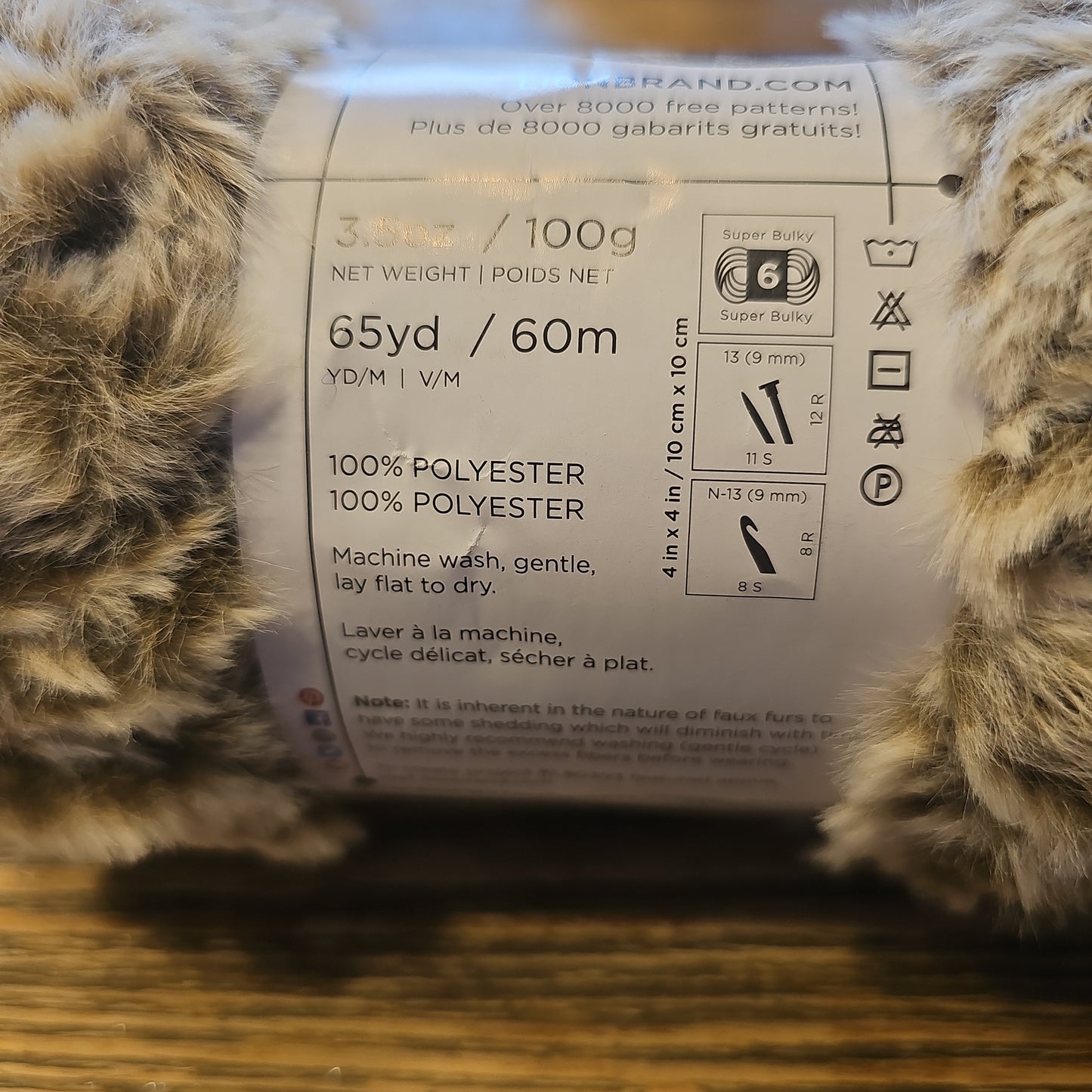 Lion Brand Go for Faux Yarn Bear