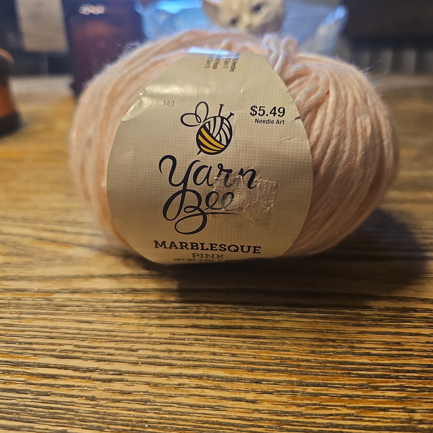 Yarn Bee Marbelesque Pink Yarn