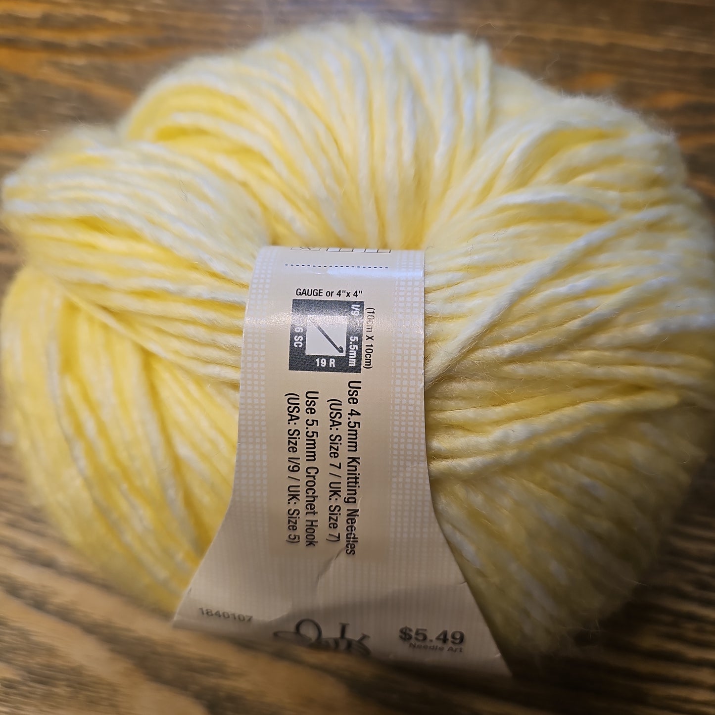 Yarn Bee Marbelesque Yellow Yarn