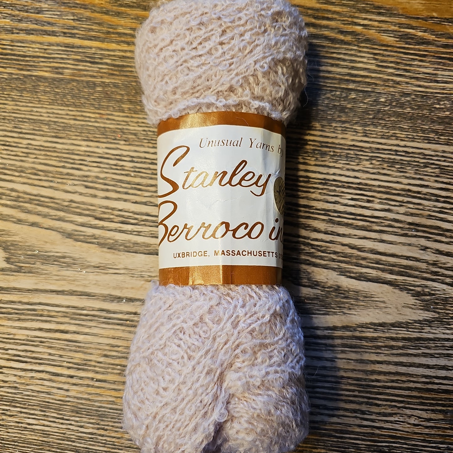 Stanley Berroco Feather Loop Cream Yarn