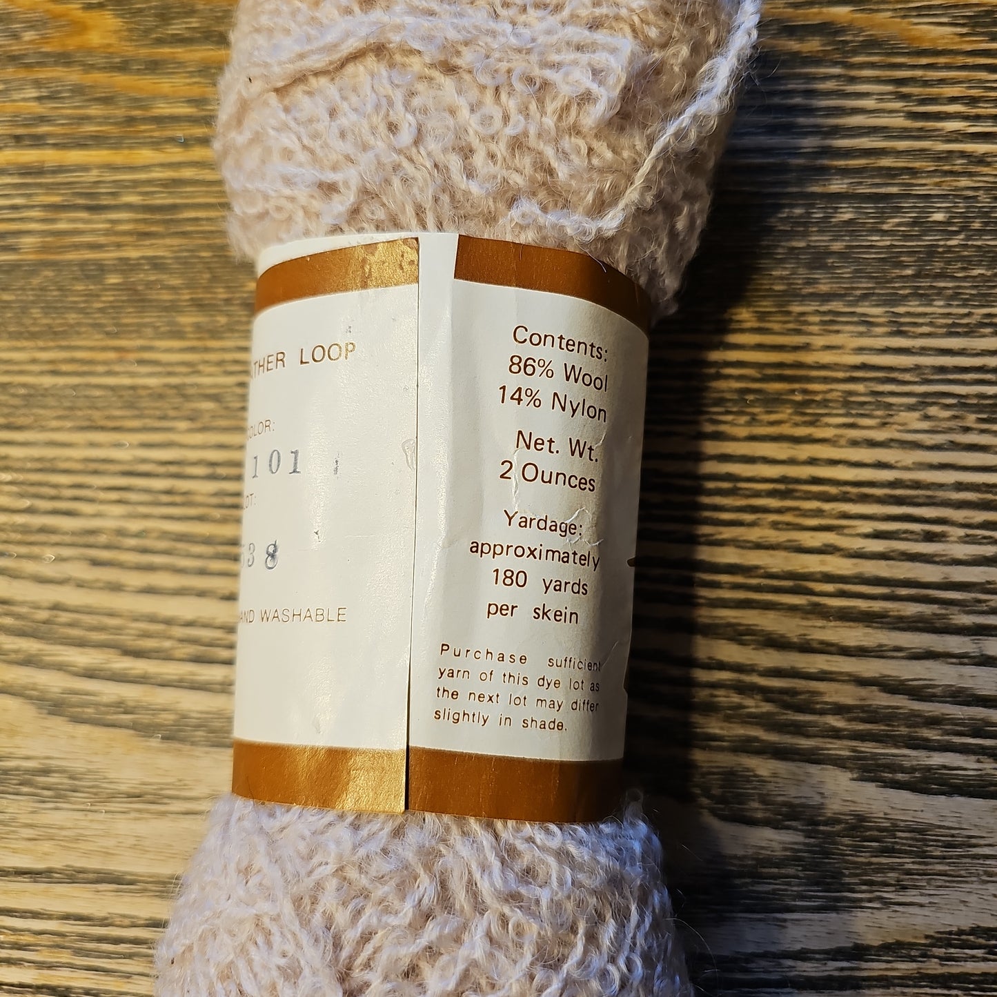 Stanley Berroco Feather Loop Cream Yarn