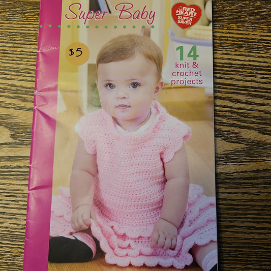 Red Heart Super Baby Crochet/Knitting Book