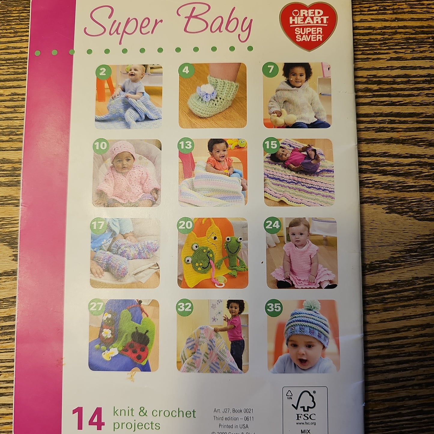 Red Heart Super Baby Crochet/Knitting Book