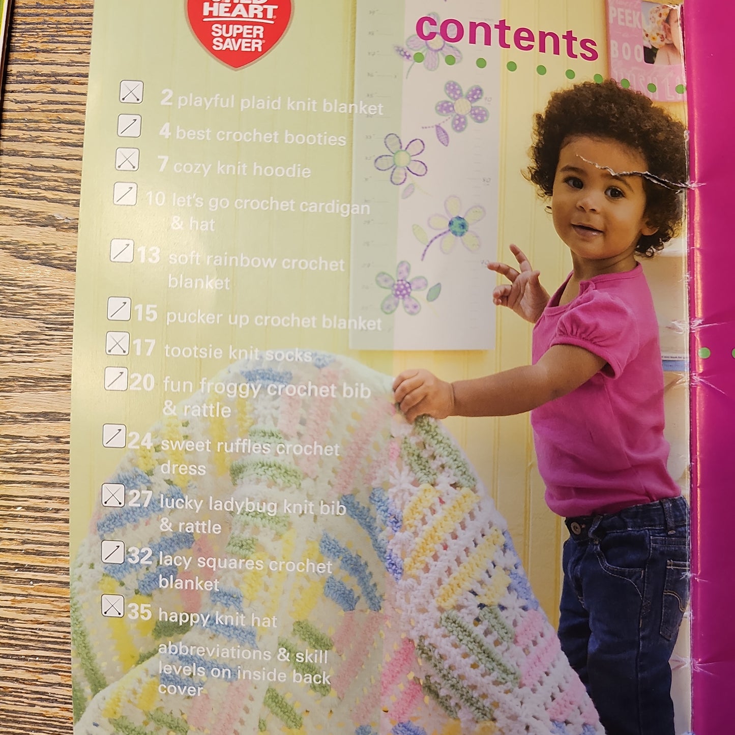 Red Heart Super Baby Crochet/Knitting Book