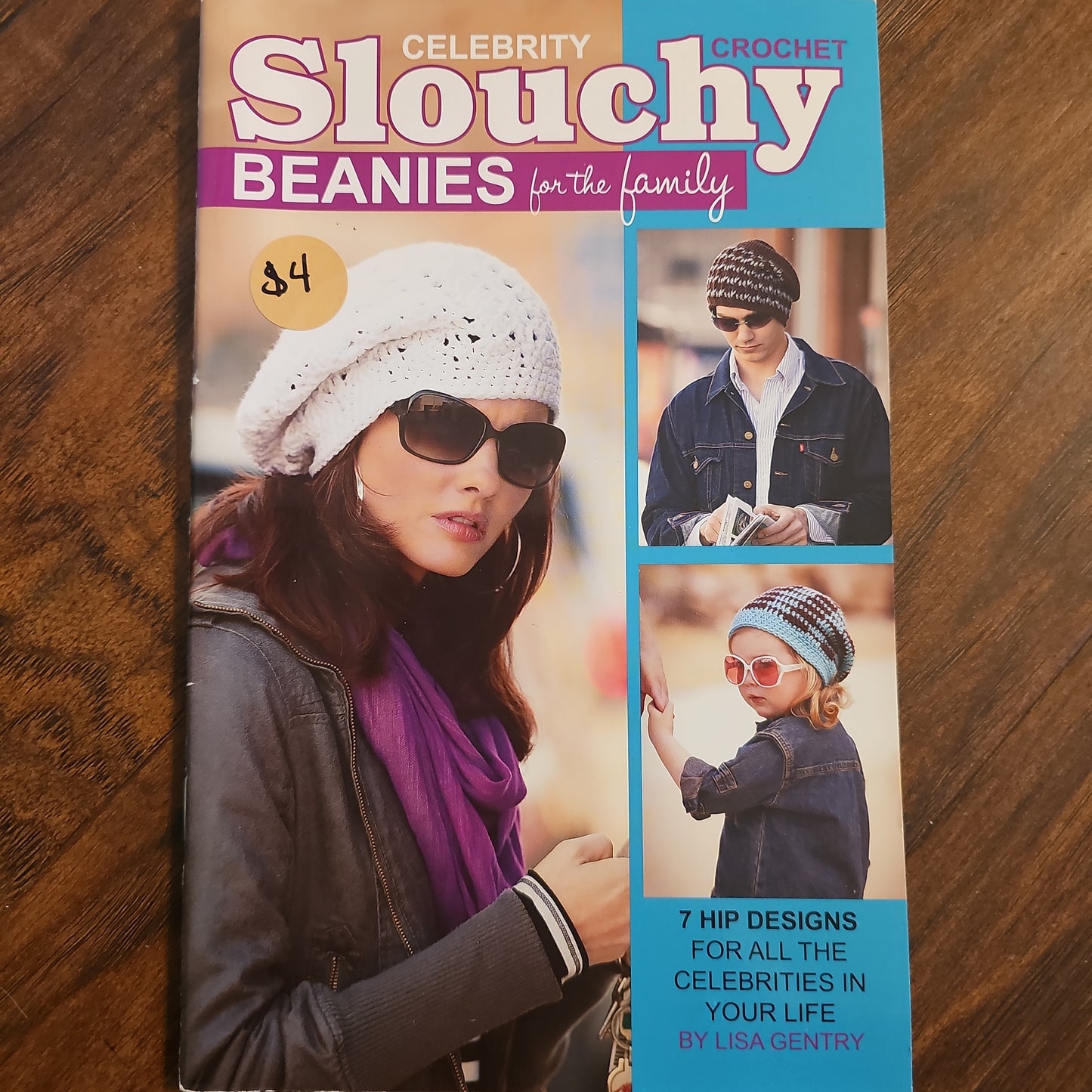 Celebrity Slouchy Beanies For the Family Crochet Pattern Book