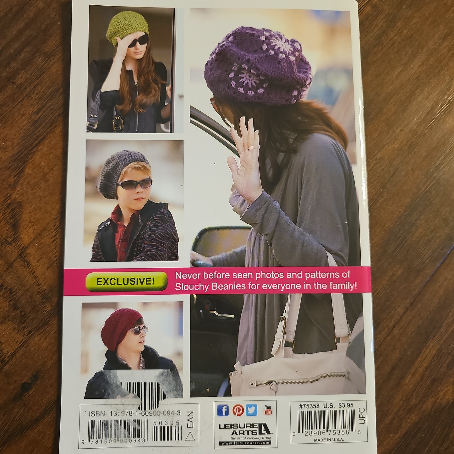 Celebrity Slouchy Beanies For the Family Crochet Pattern Book