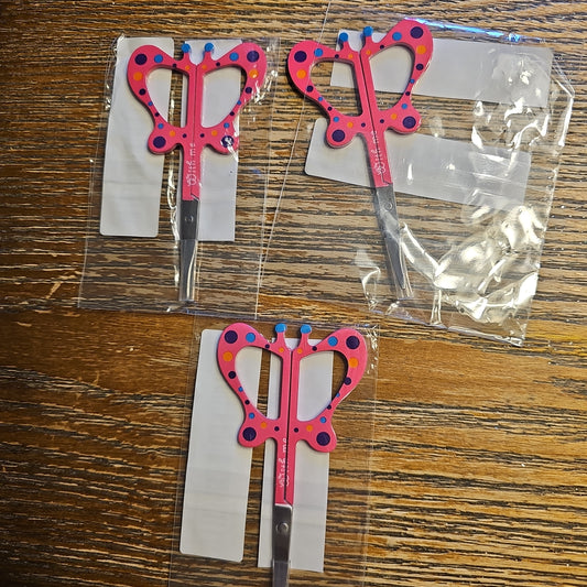 Butterfly Scissors (pink/purple)