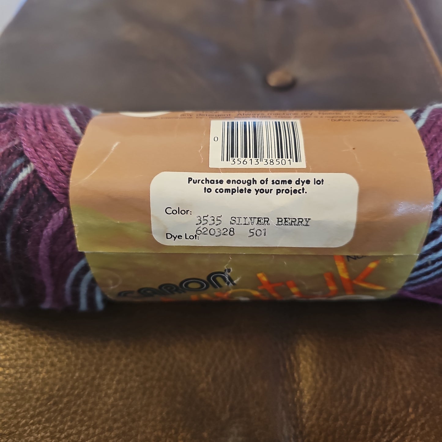 Vintage Caron Wintuk Ombre Silverberry Yarn