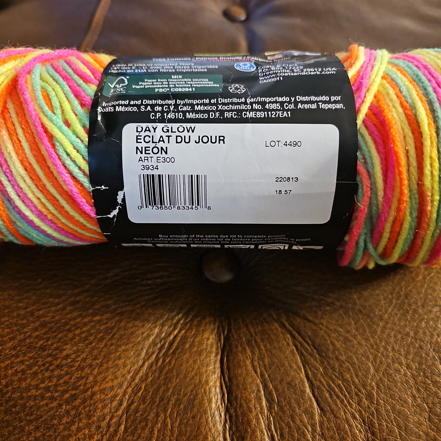 Red Heart Super Saver Day Glow Yarn