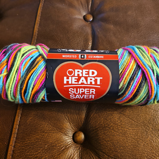 Red Heart Super Saver Blacklight Yarn