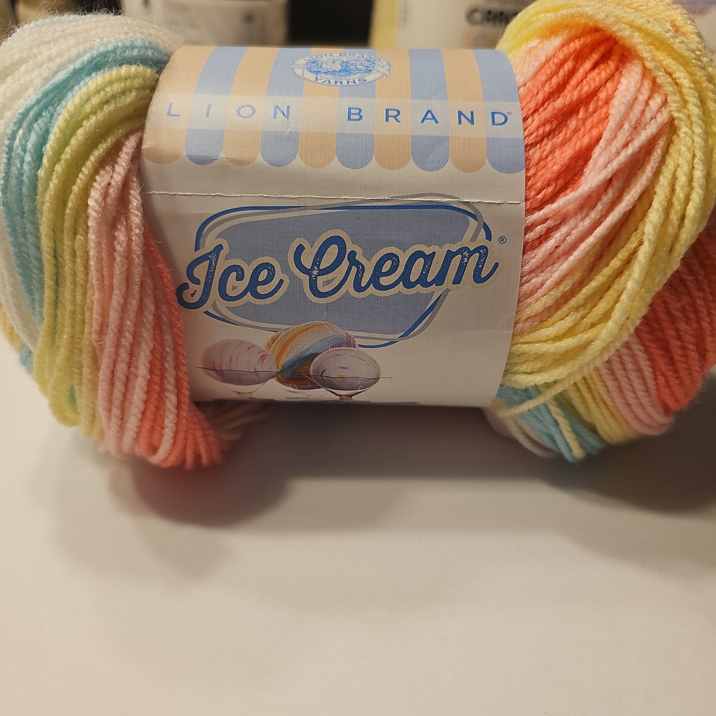 Lion Brand Ice Cream Tutti Frutti Yarn