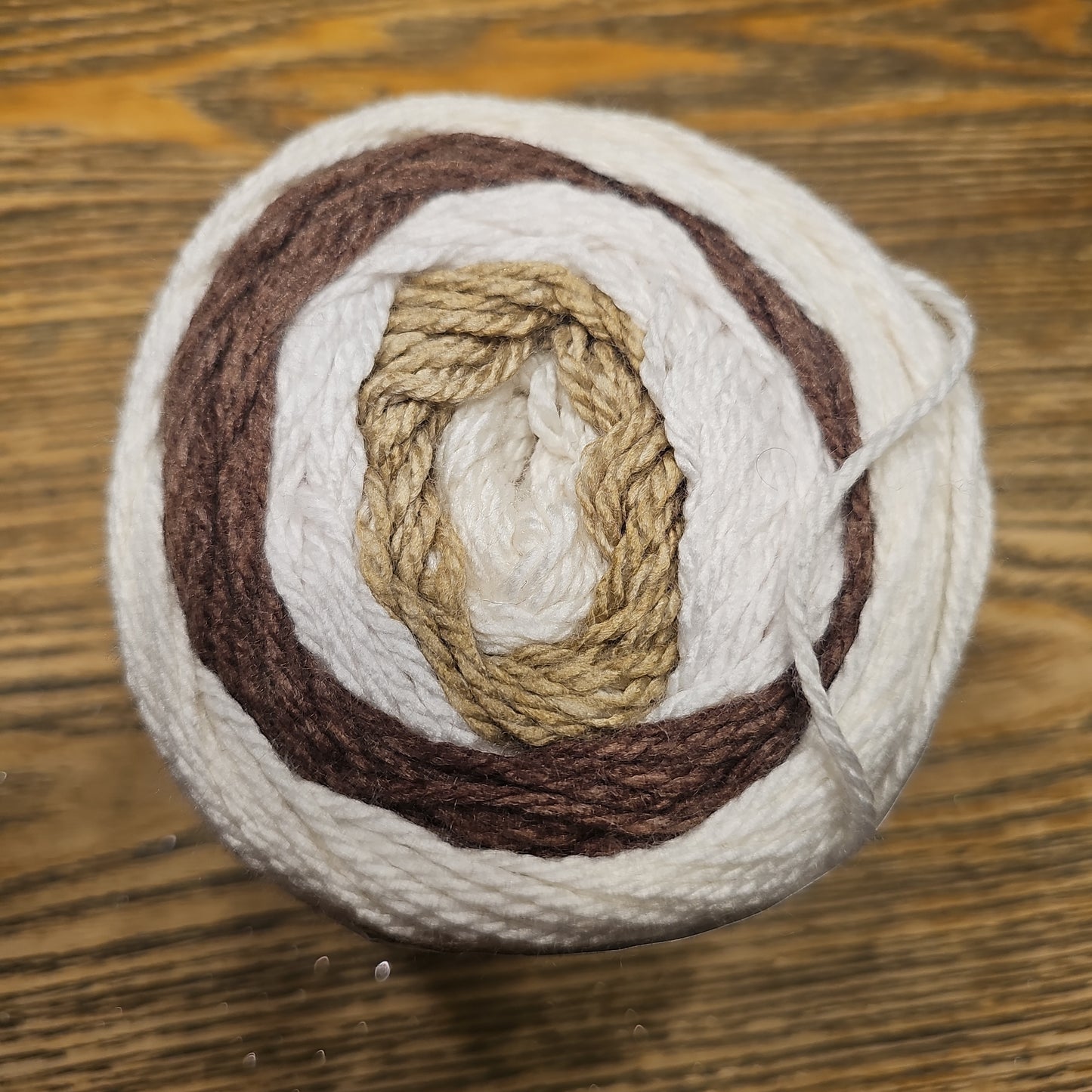 *Discontinued* Bernat Softee Sand Pebbles Strip Yarn