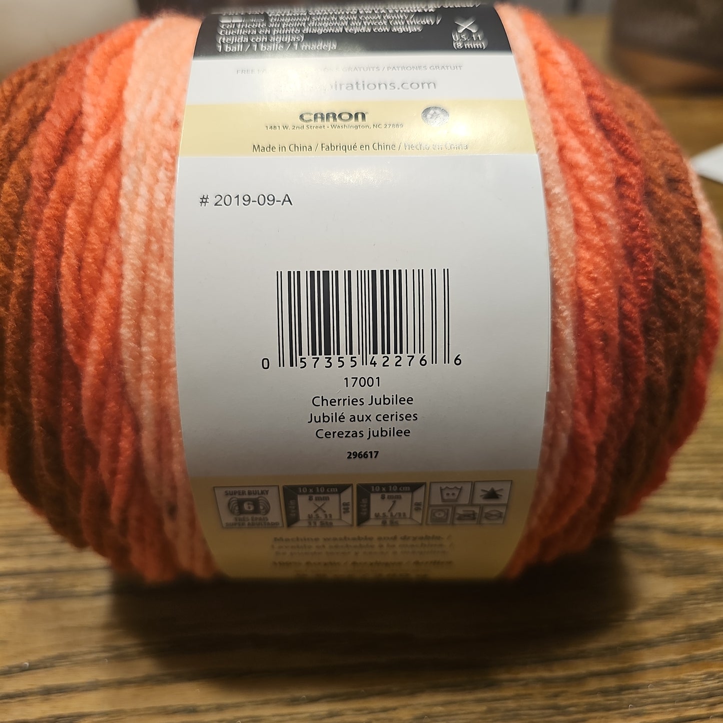 Caron Chunky Cakes Cherries Jubilee Yarn