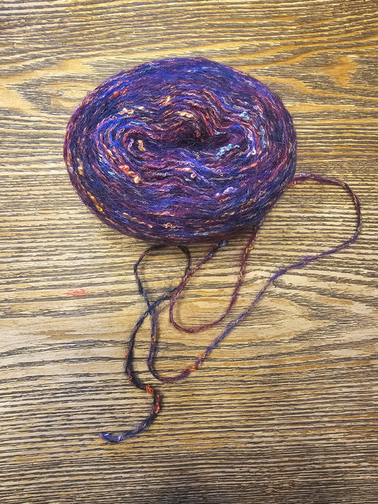 Unlabeled Purple Fleck Yarn