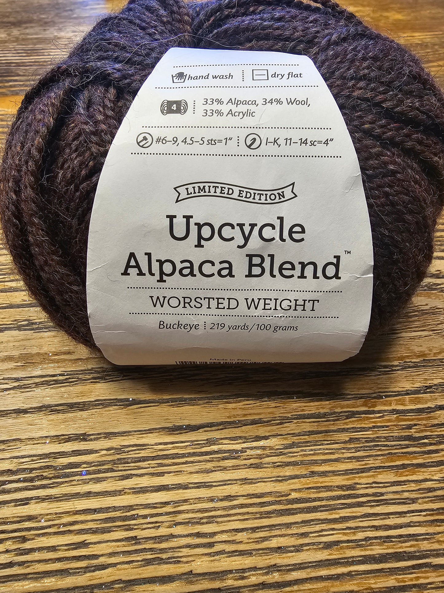 Knit Picks Upcycle Alpaca Blend Yarn Buckeye