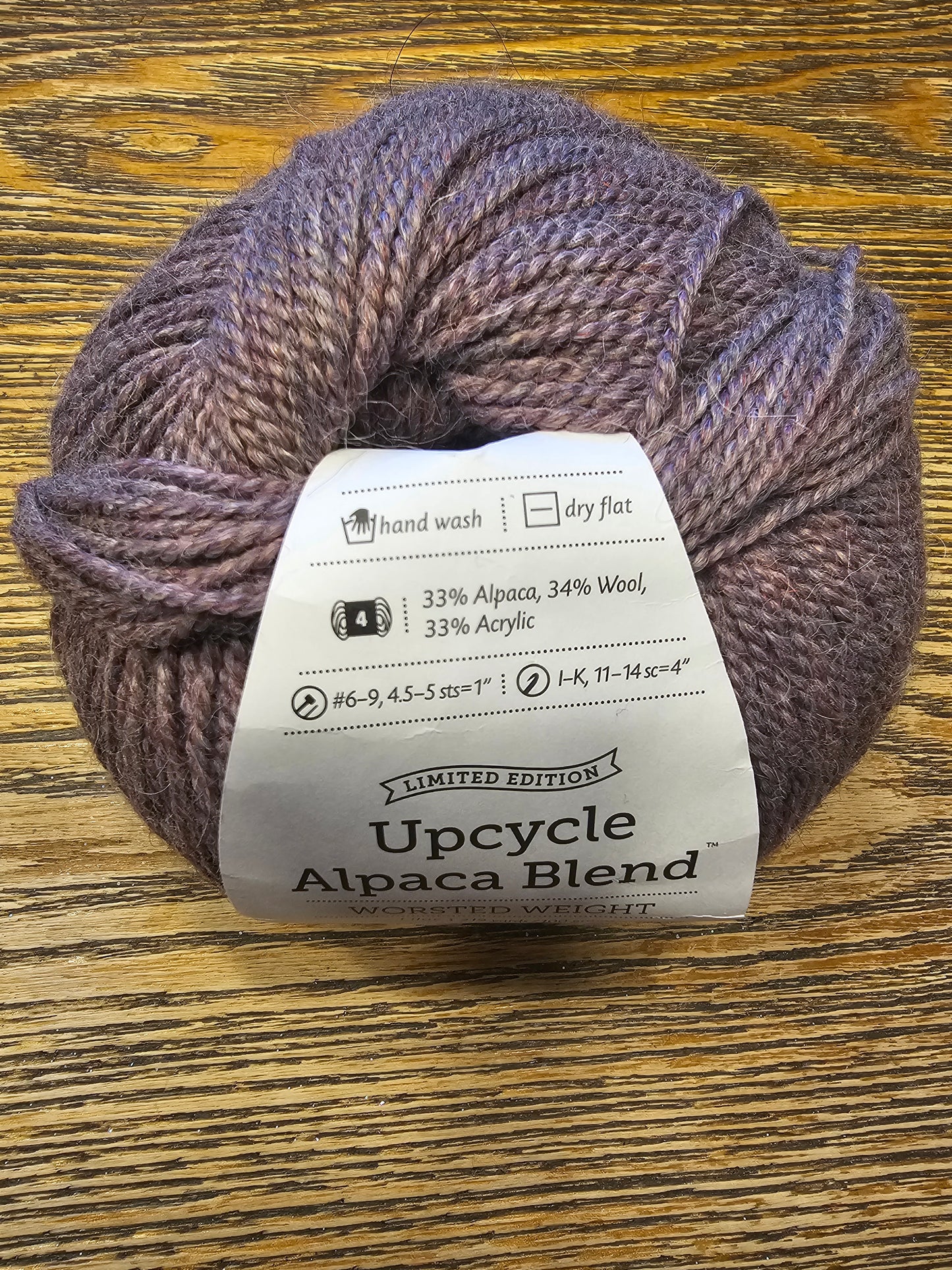 Knit Picks Upcycle Alpaca Blend Yarn dusty purple