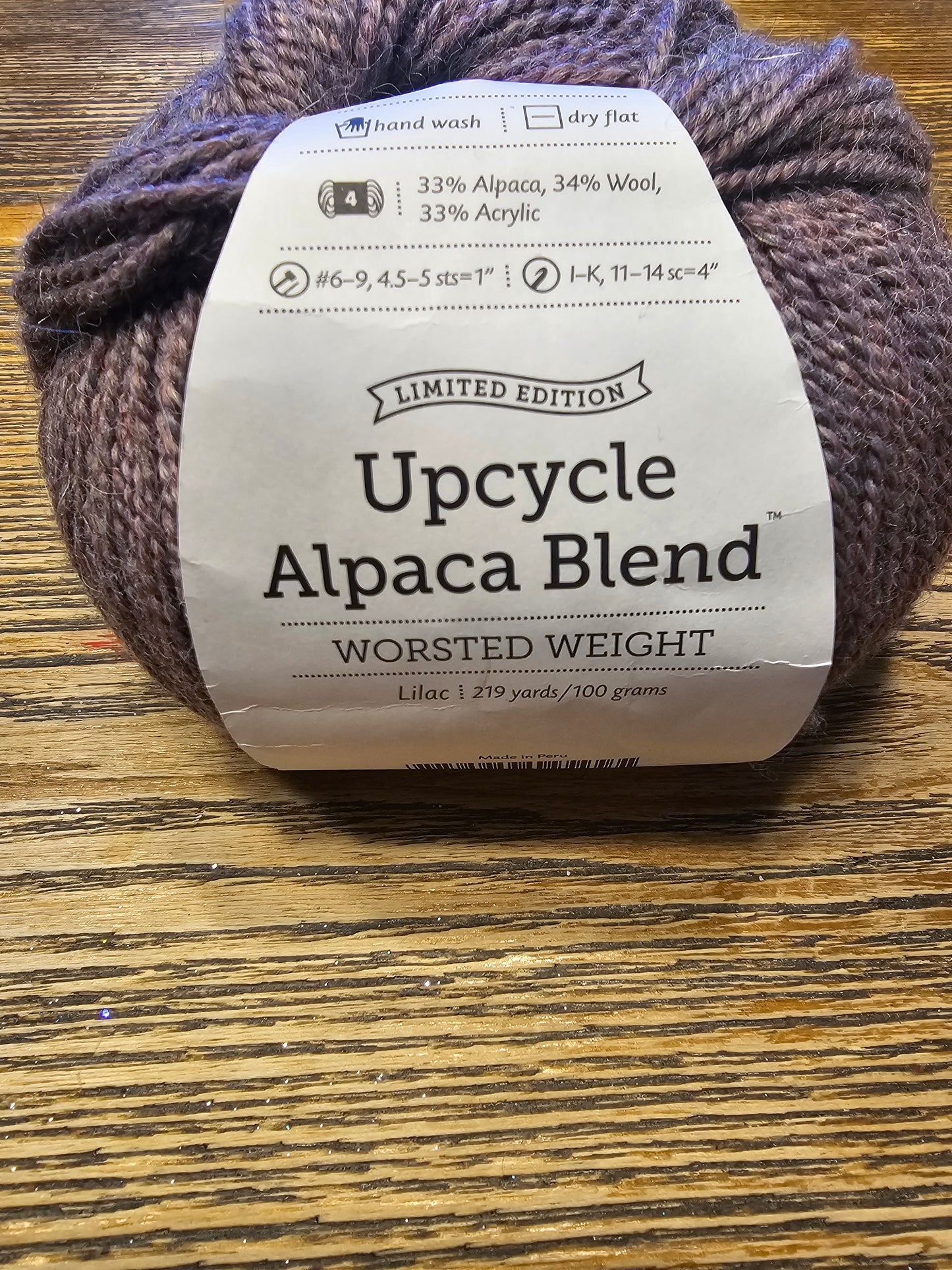 Knit Picks Upcycle Alpaca Blend Yarn dusty purple