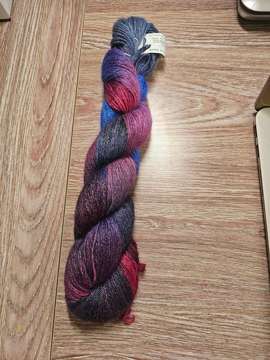 MiMi Hand Dyed 100% Mink Yarn "Flamenco"