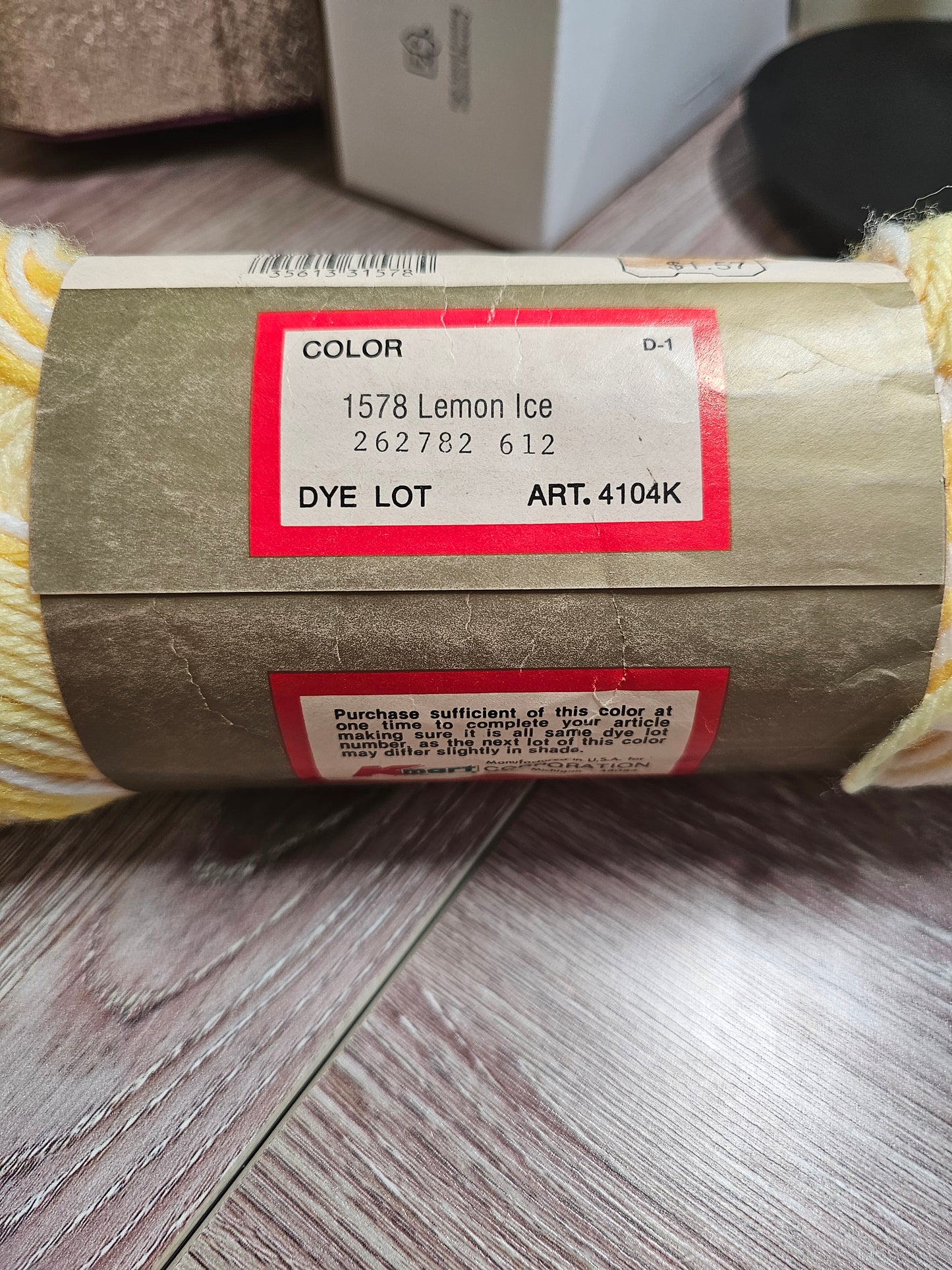 *Vintage* Sayelle Ombre "Lemon Ice" Yarn Lot of 3