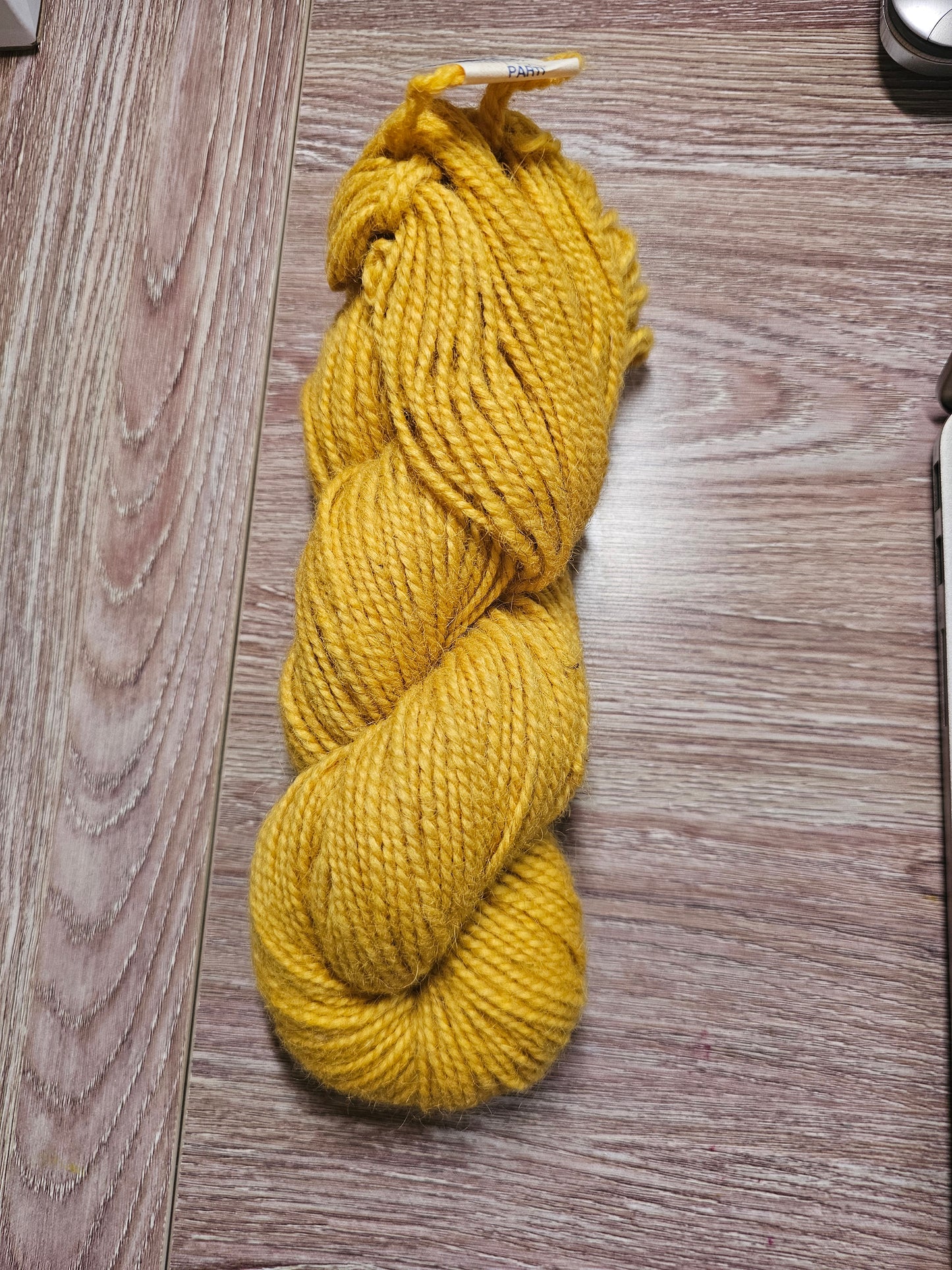 * Vintage and Imported*Bergå Sweden 100% Wool Golden Yellow Yarn