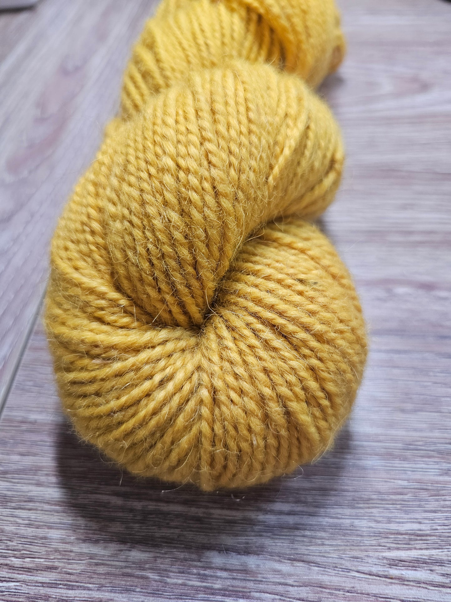 * Vintage and Imported*Bergå Sweden 100% Wool Golden Yellow Yarn