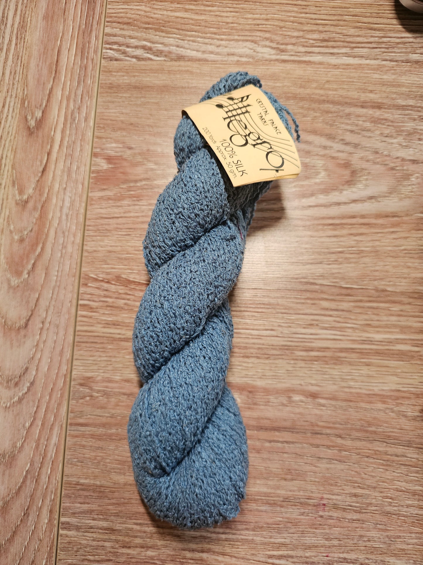 Crystal Palace Yarn 100% Silk Dusty Blue Yarn