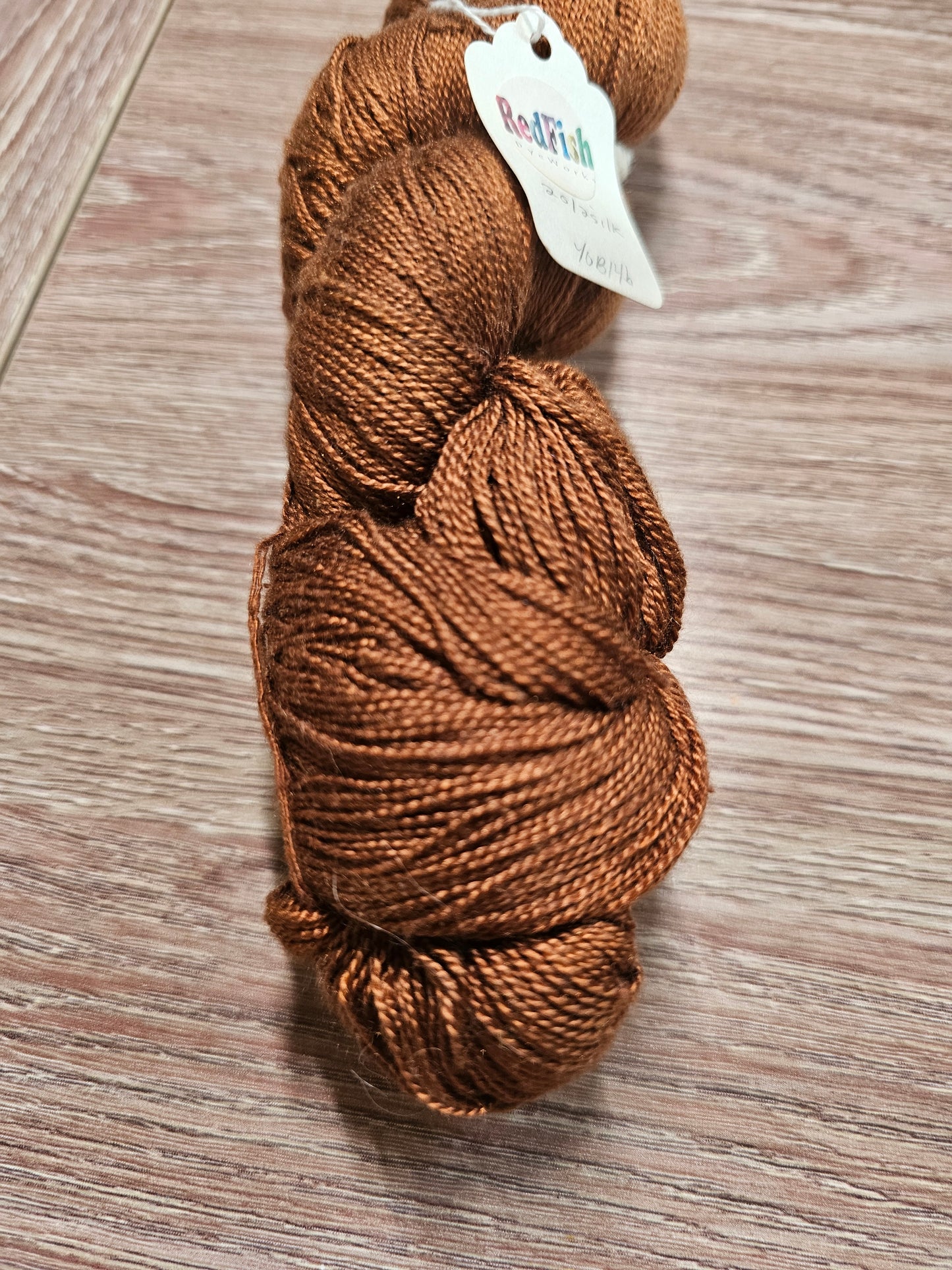 Redfish Dyeworks 20/2 Silk Rust Yarn