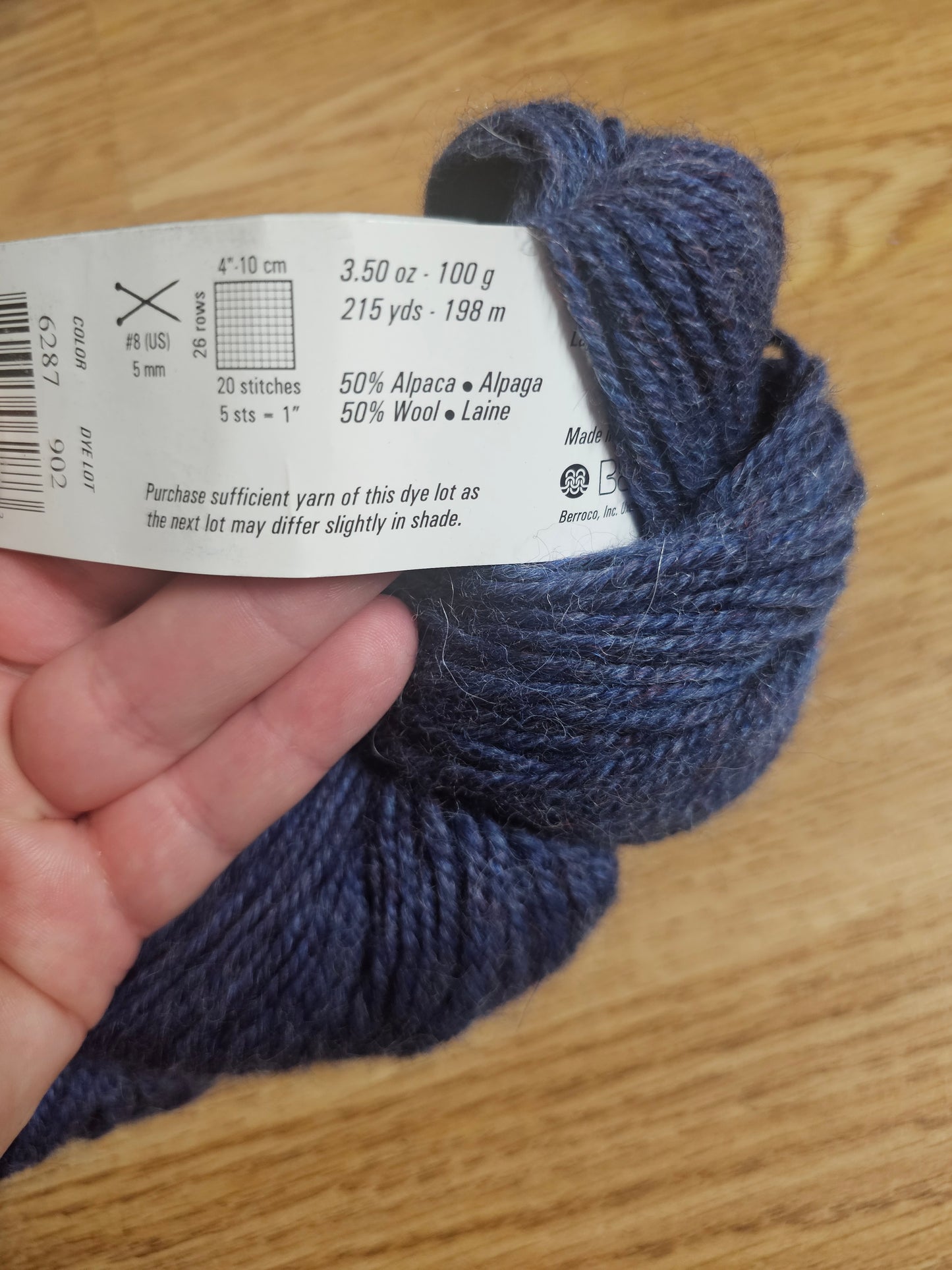 Berroco Ultra Alpaca Medium Blue Yarn