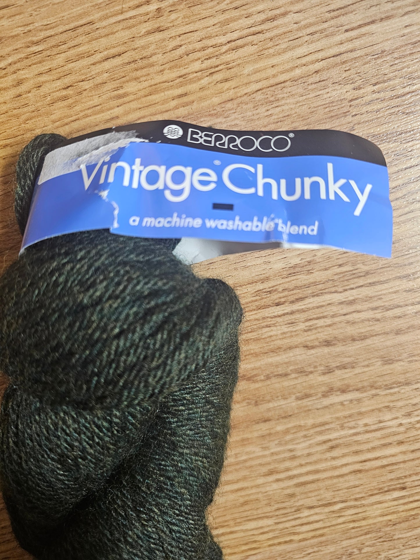 Berroco Vintage Chunky Hunter Green Yarn