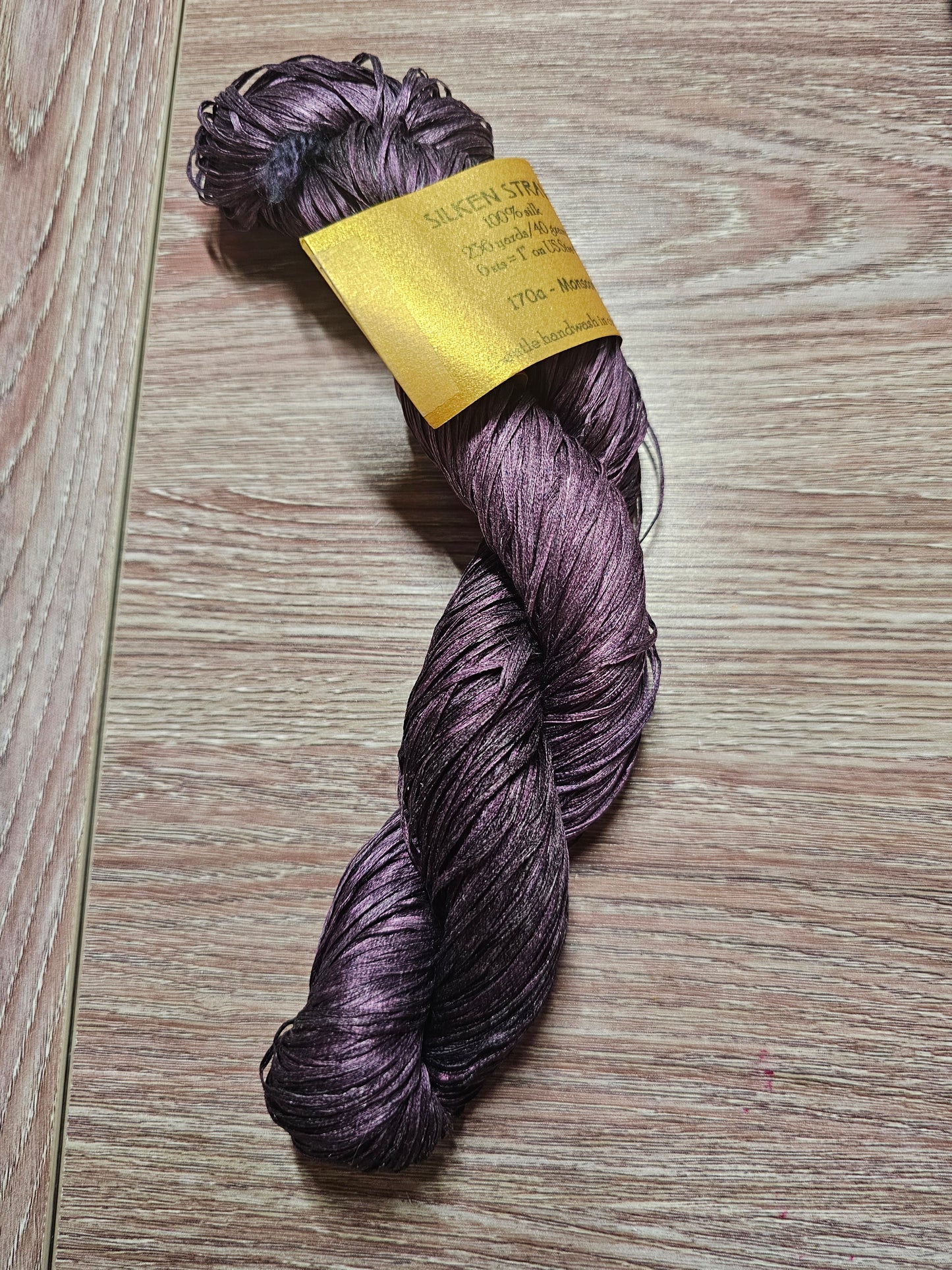 Alchemy Yarns Silken Straw 100% Silk Yarn in "Monsoon"