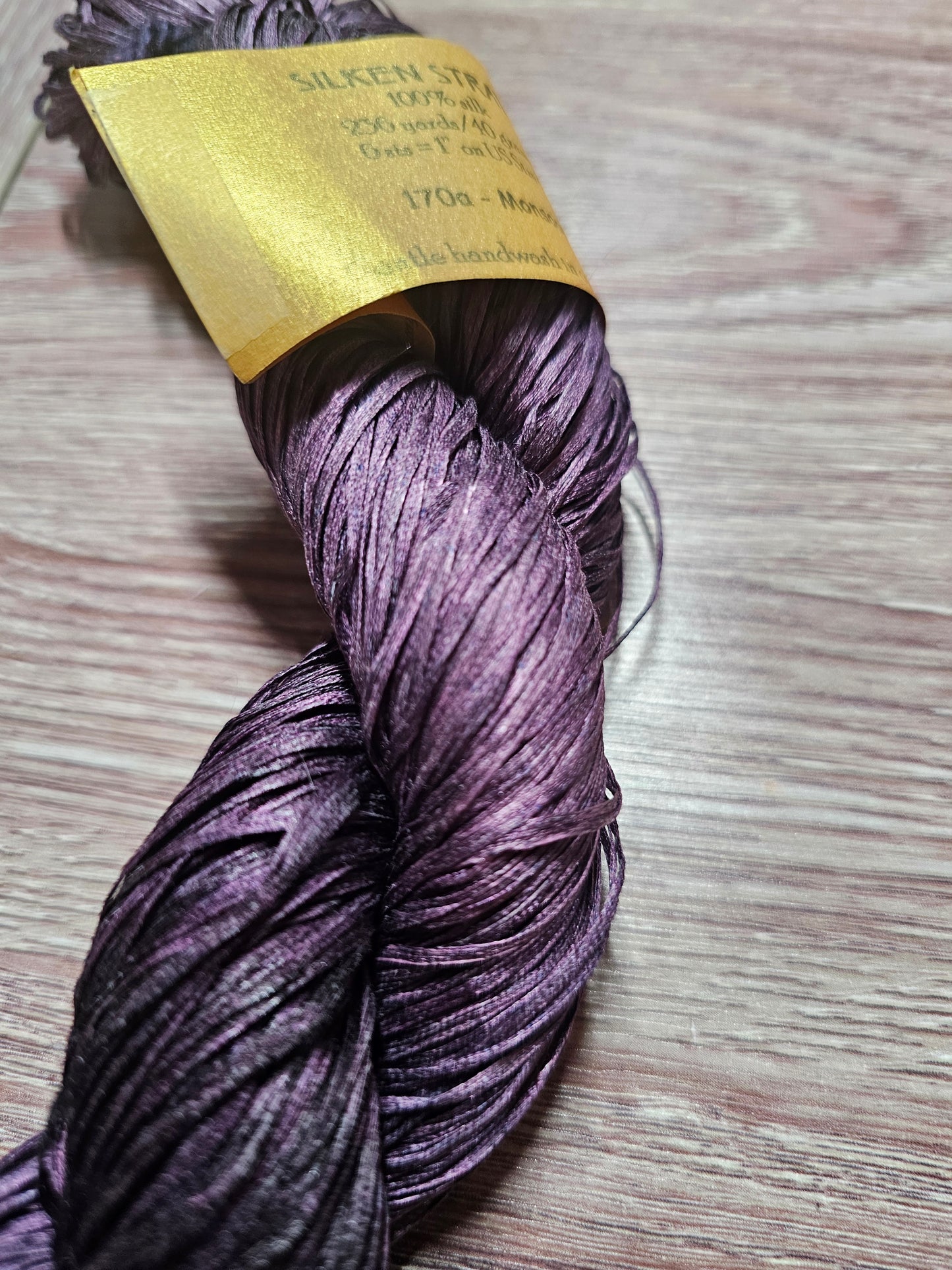 Alchemy Yarns Silken Straw 100% Silk Yarn in "Monsoon"