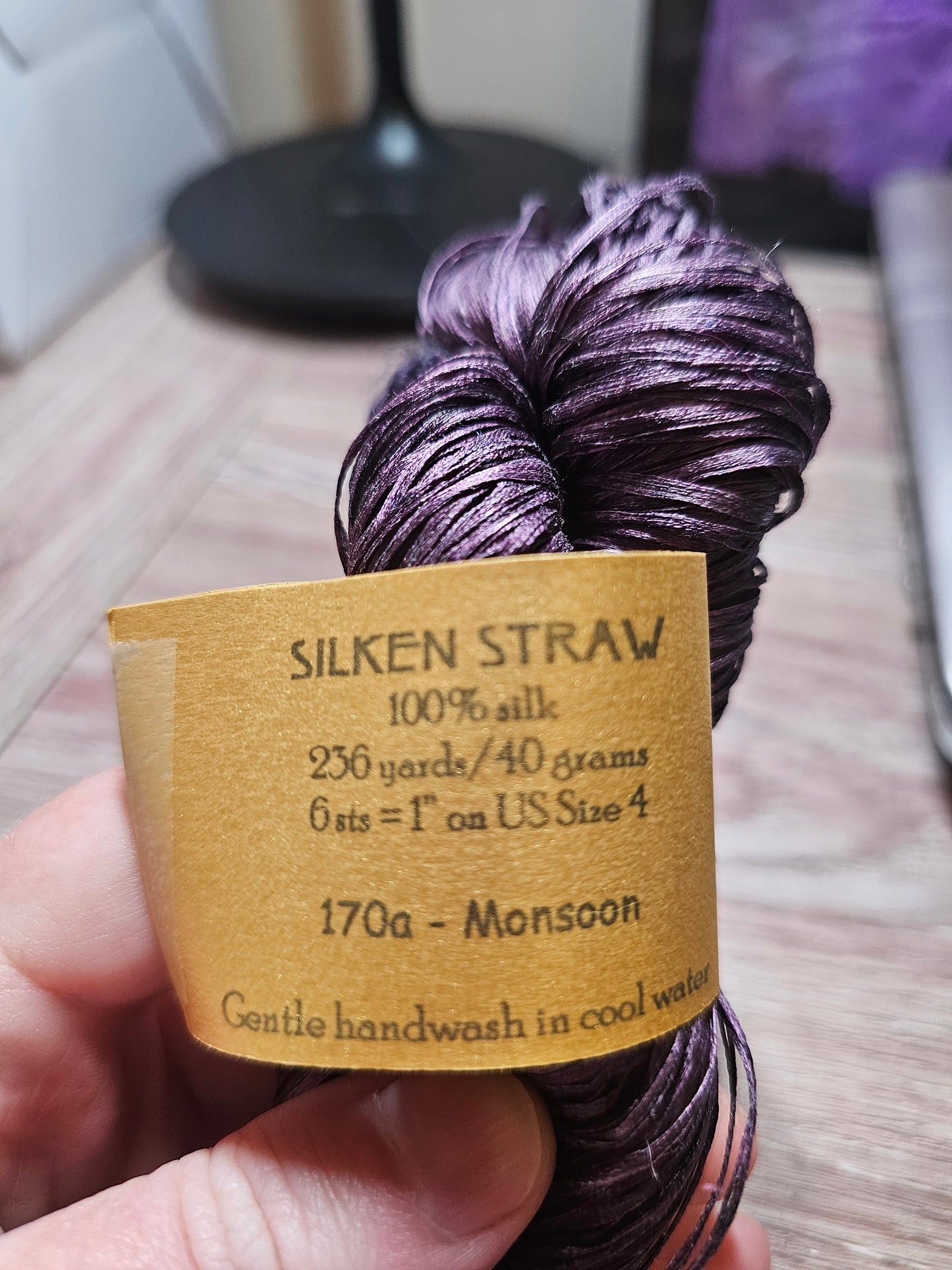 Alchemy Yarns Silken Straw 100% Silk Yarn in "Monsoon"