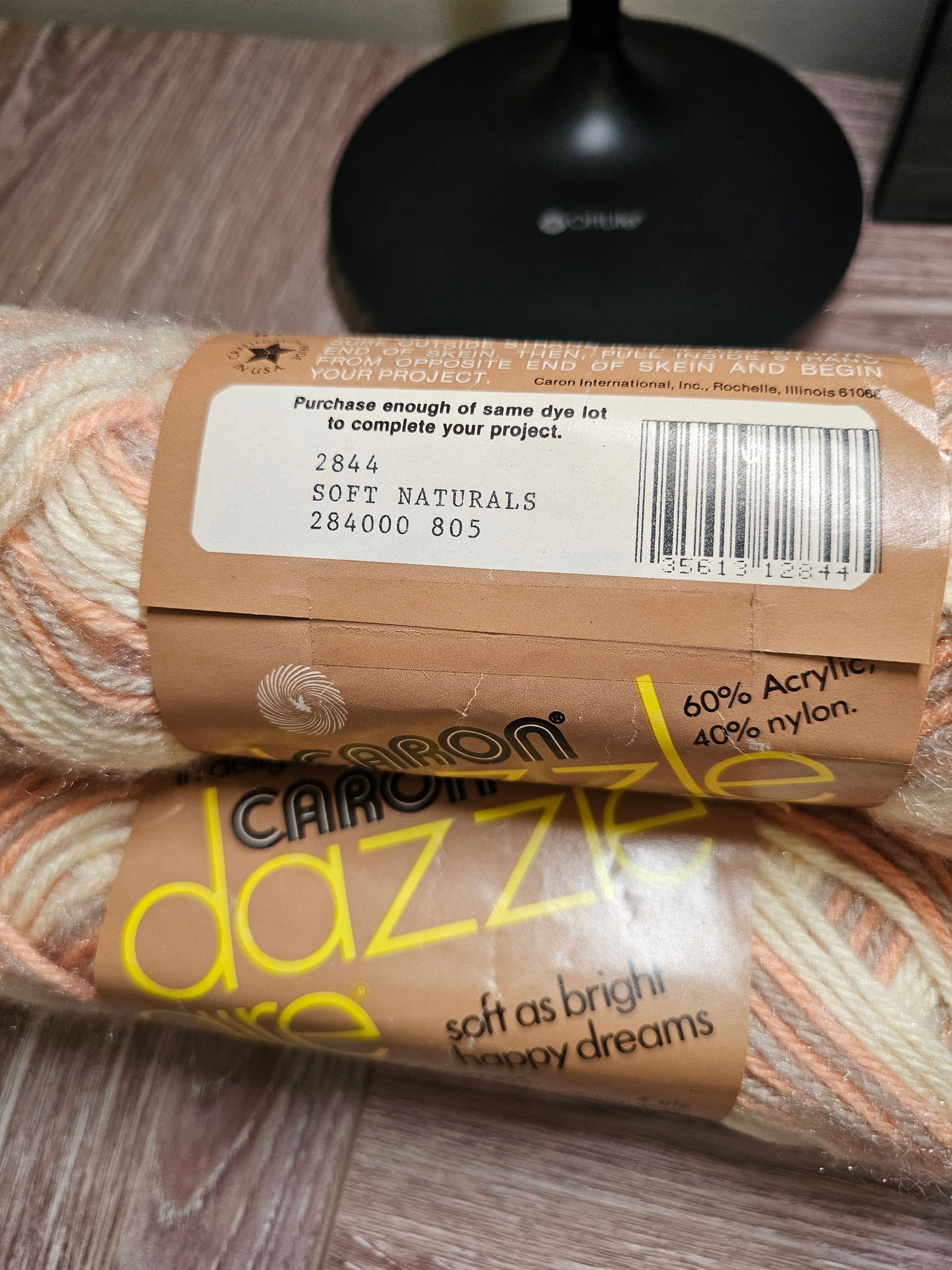 *Vintage* Caron Dazzle Aire "Soft Naturals" Yarn *Lot of 3*