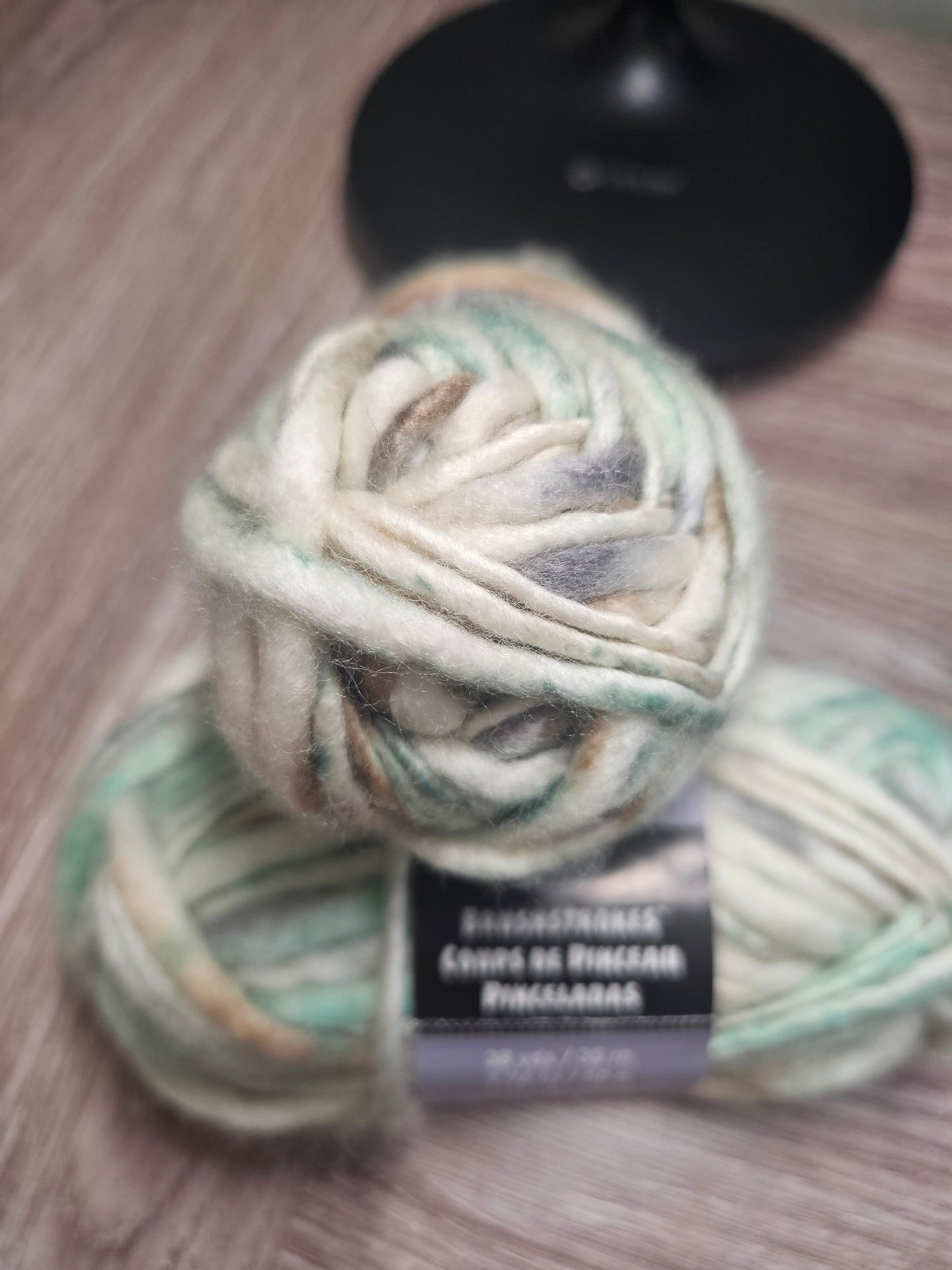 *Rare and Discontinued* Loops & Threads Brushstrokes Superwash Merino Blend in "Neutral" Yarn *Lot of 2*