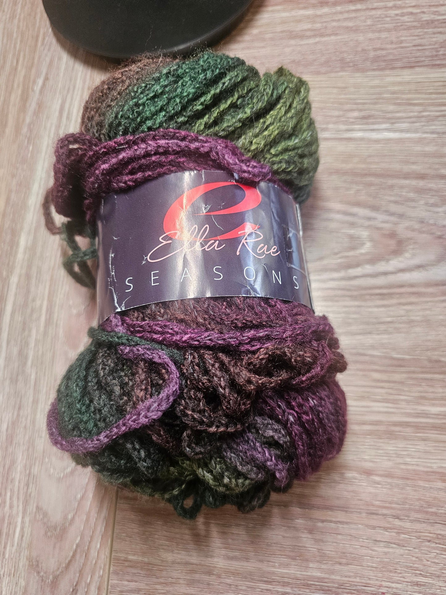 Ella Rae Seasons "Purple and Green" Yarn