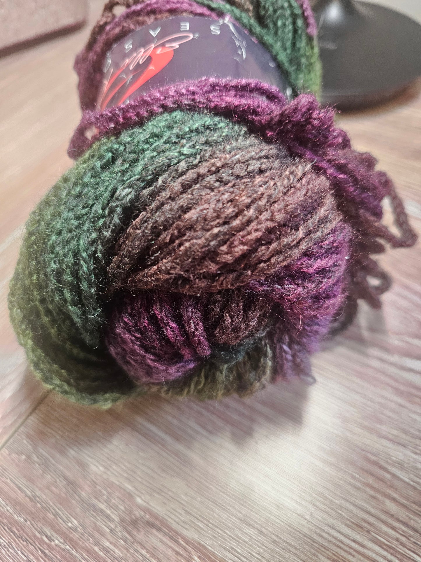 Ella Rae Seasons "Purple and Green" Yarn