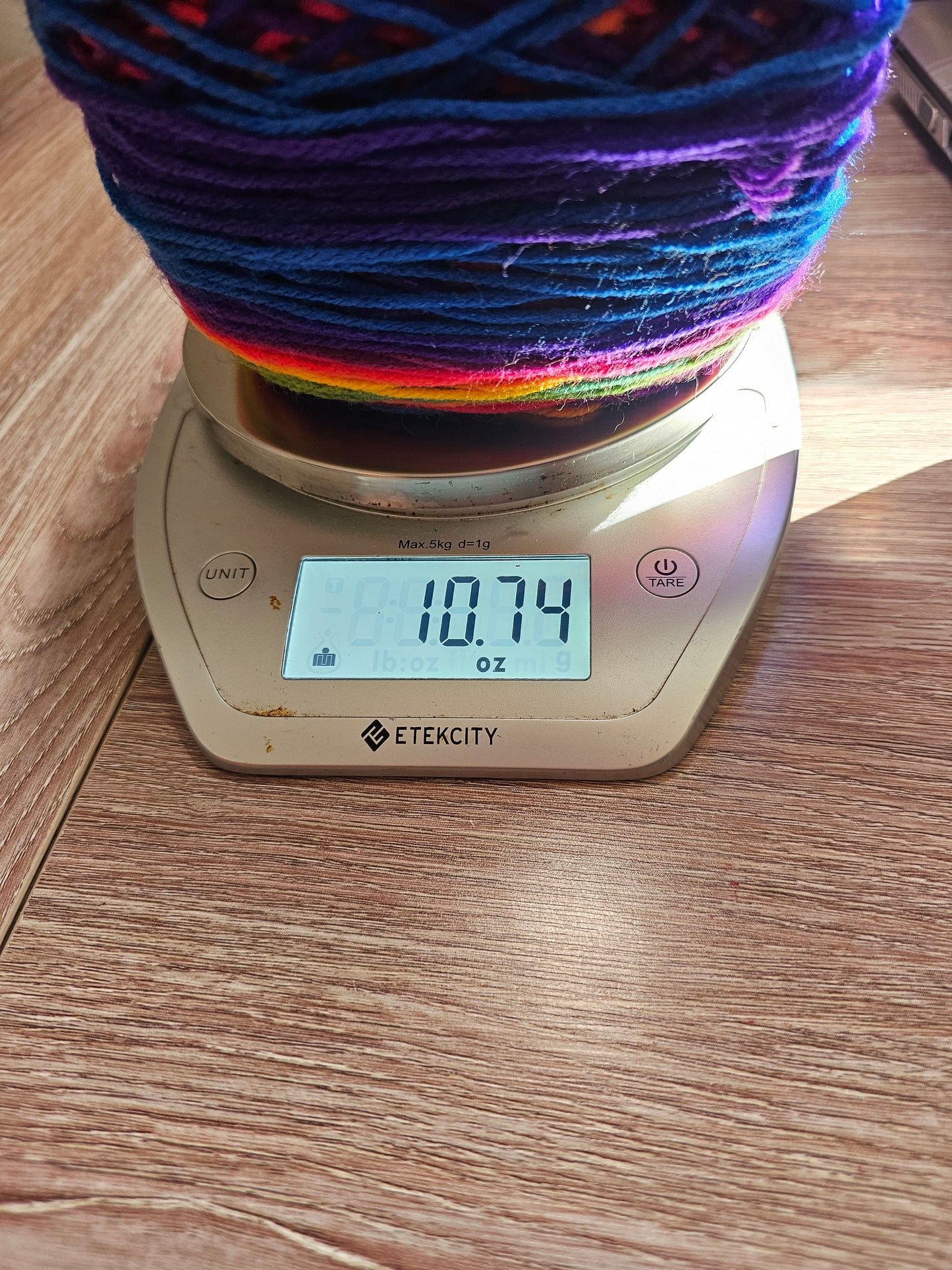 Mystery Acrylic Mega Yarn Cake "Neon Rainbow"