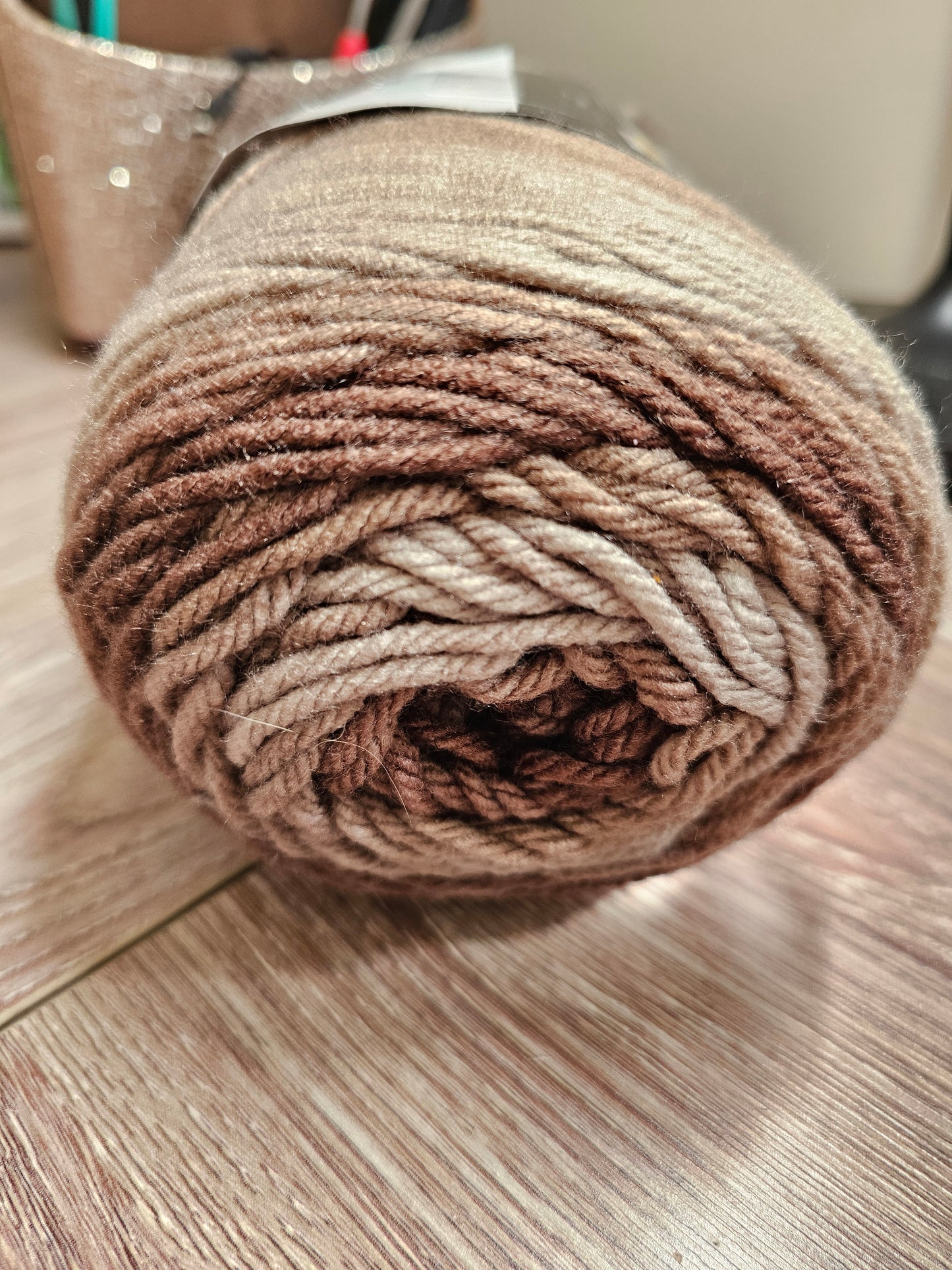 Red Heart Super Saver Ombre "Cocoa" Yarn