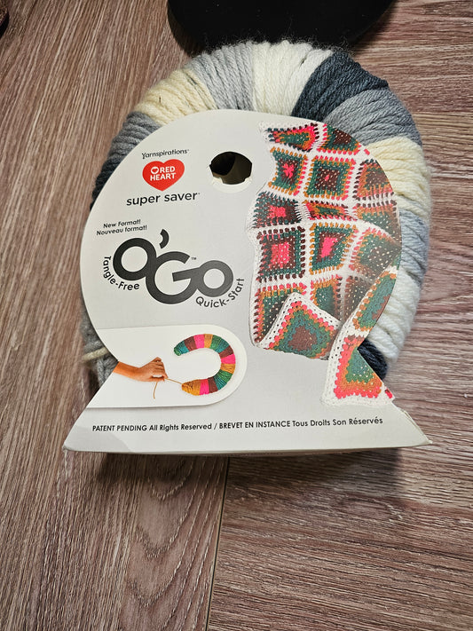 Red Heart O'Go "Newsprint" Yarn